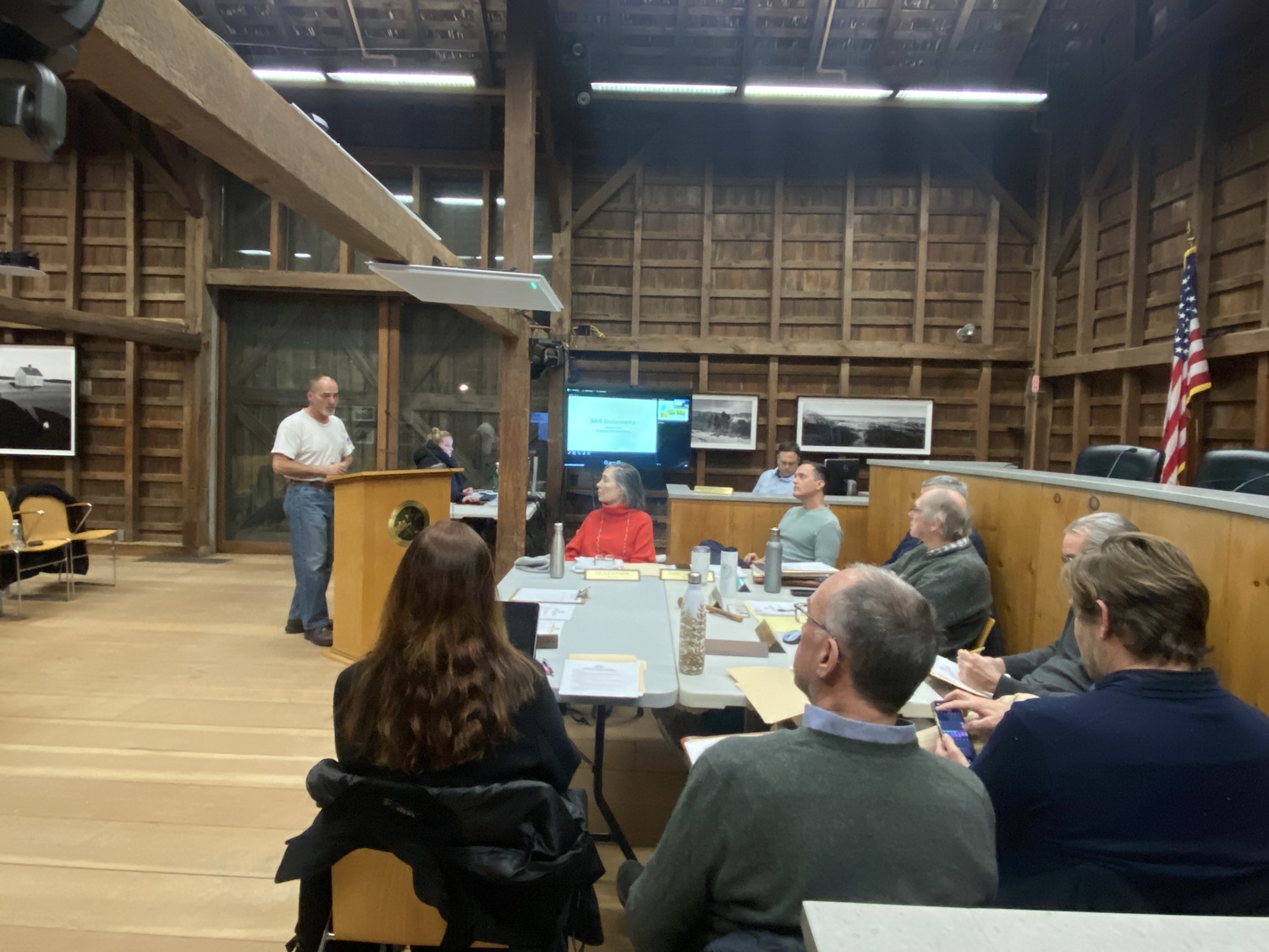 Robert Vasiluth proposed an expansion of eelgrass restoration efforts in Napeague Harbor to the East Hampton Town Trustees. CHRISTOPHER WALSH