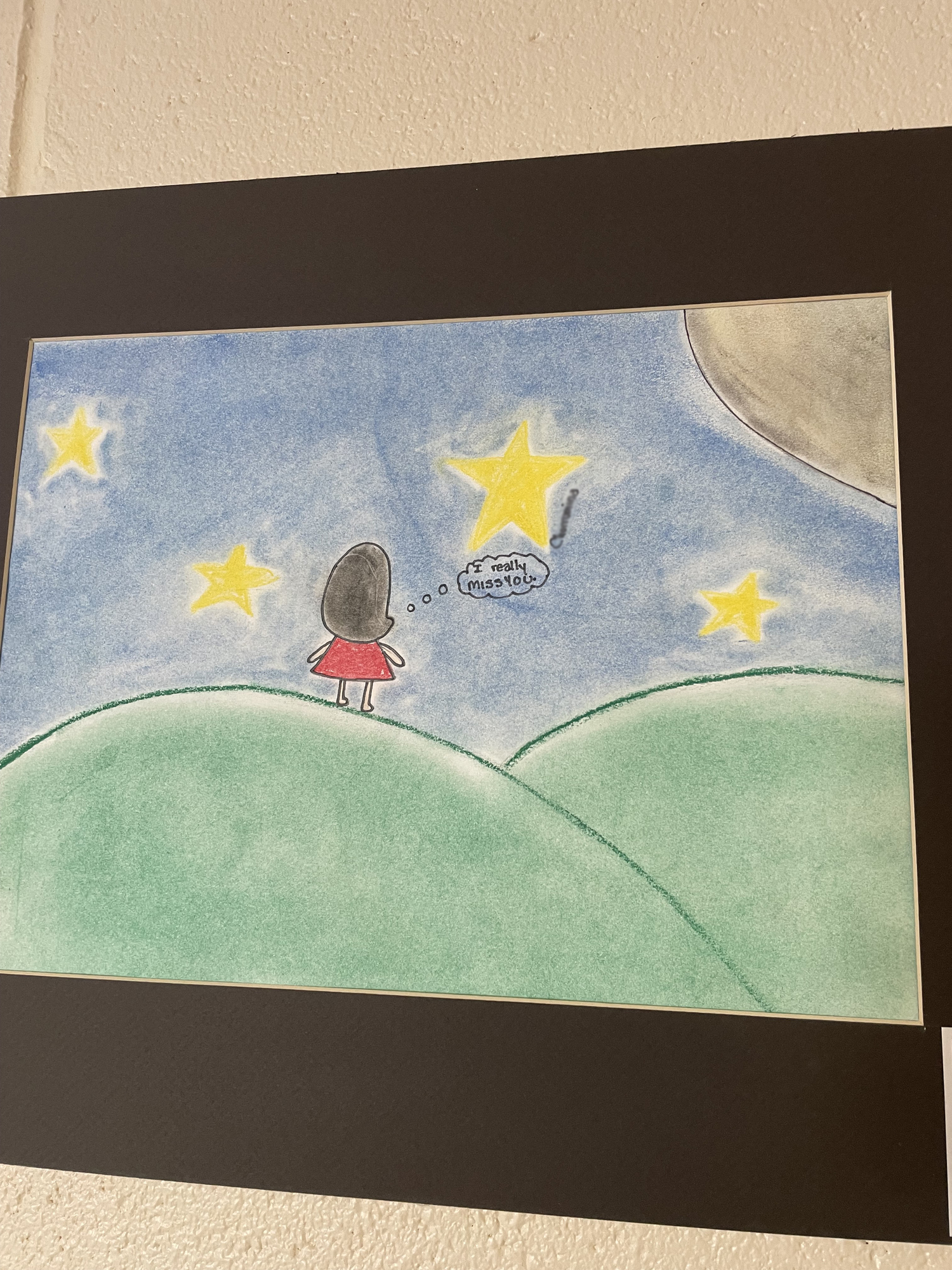 Student art work reflects the broad range of complicated emotions that many immigrant students deal with on a day to day basis. CAILIN RILEY