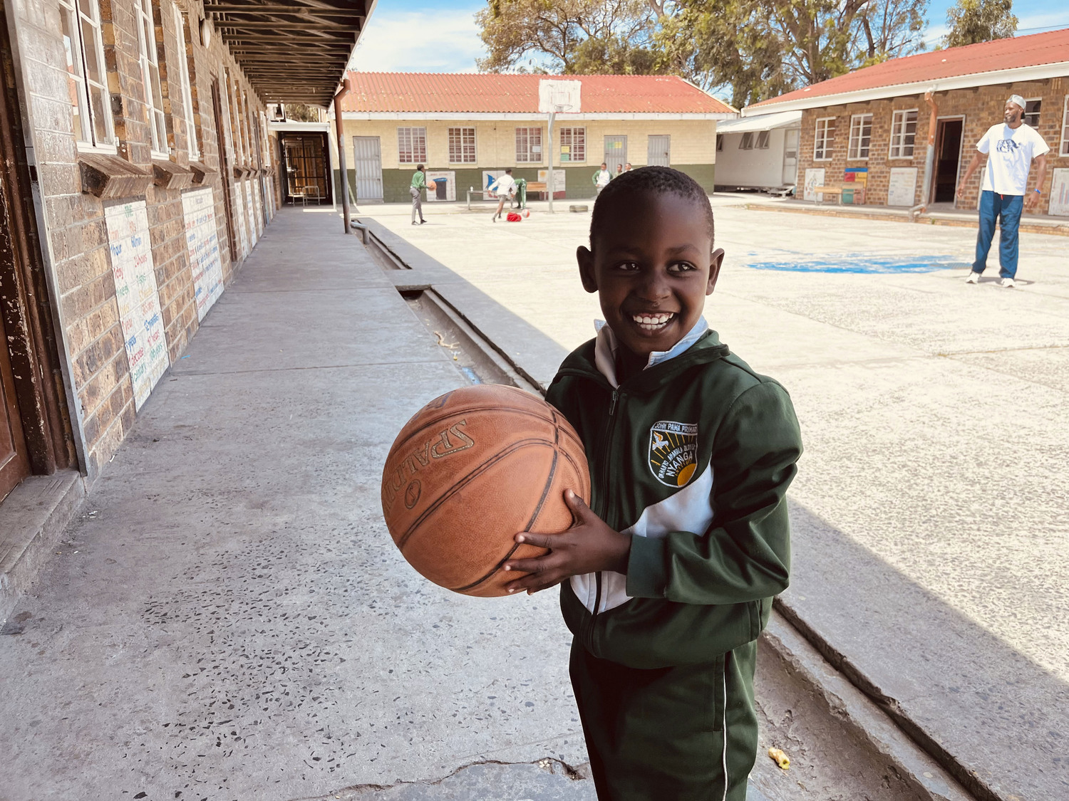 A young player in South Africa.  COURTESY ANTHONY ALLISON