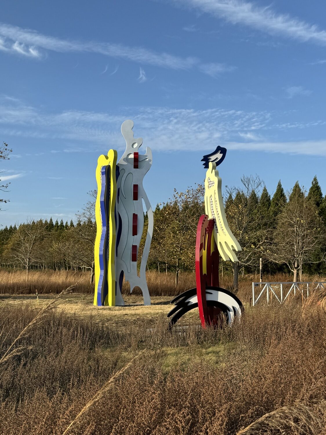 Roy Lichtenstein's 1994 sculptures 