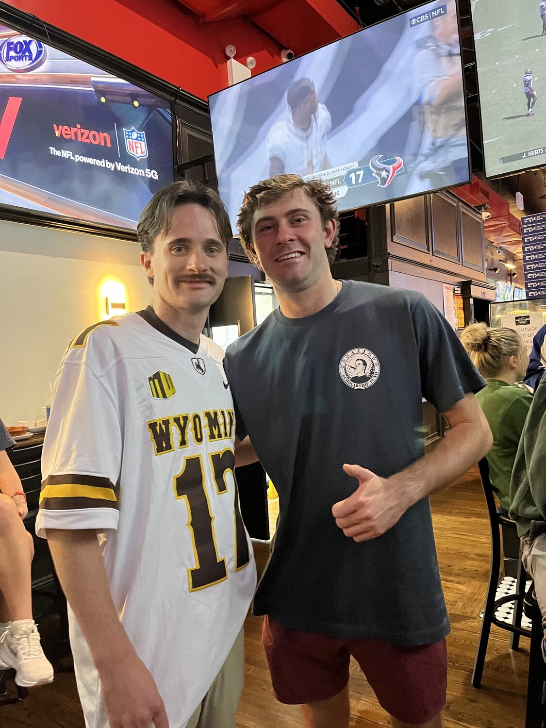 Cormac Walsh and Joseph Jones before last year's Tunnel to Towers 5K Run & Walk in New York City. COURTESY CORMAC WALSH