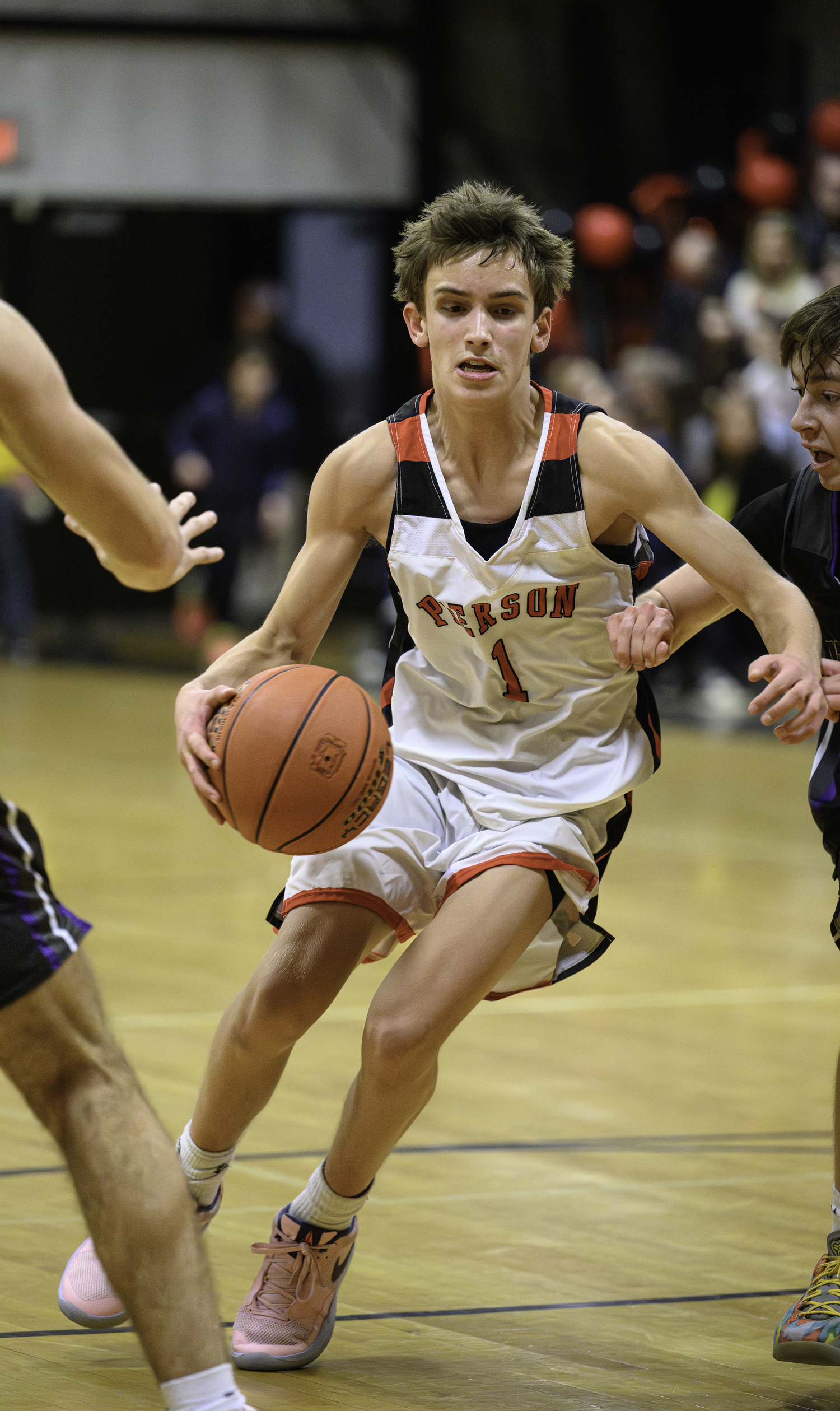 Pierson sophomore Joel Mathers weaves his way through the Port Jefferson defense.  MARIANNE BARNETT