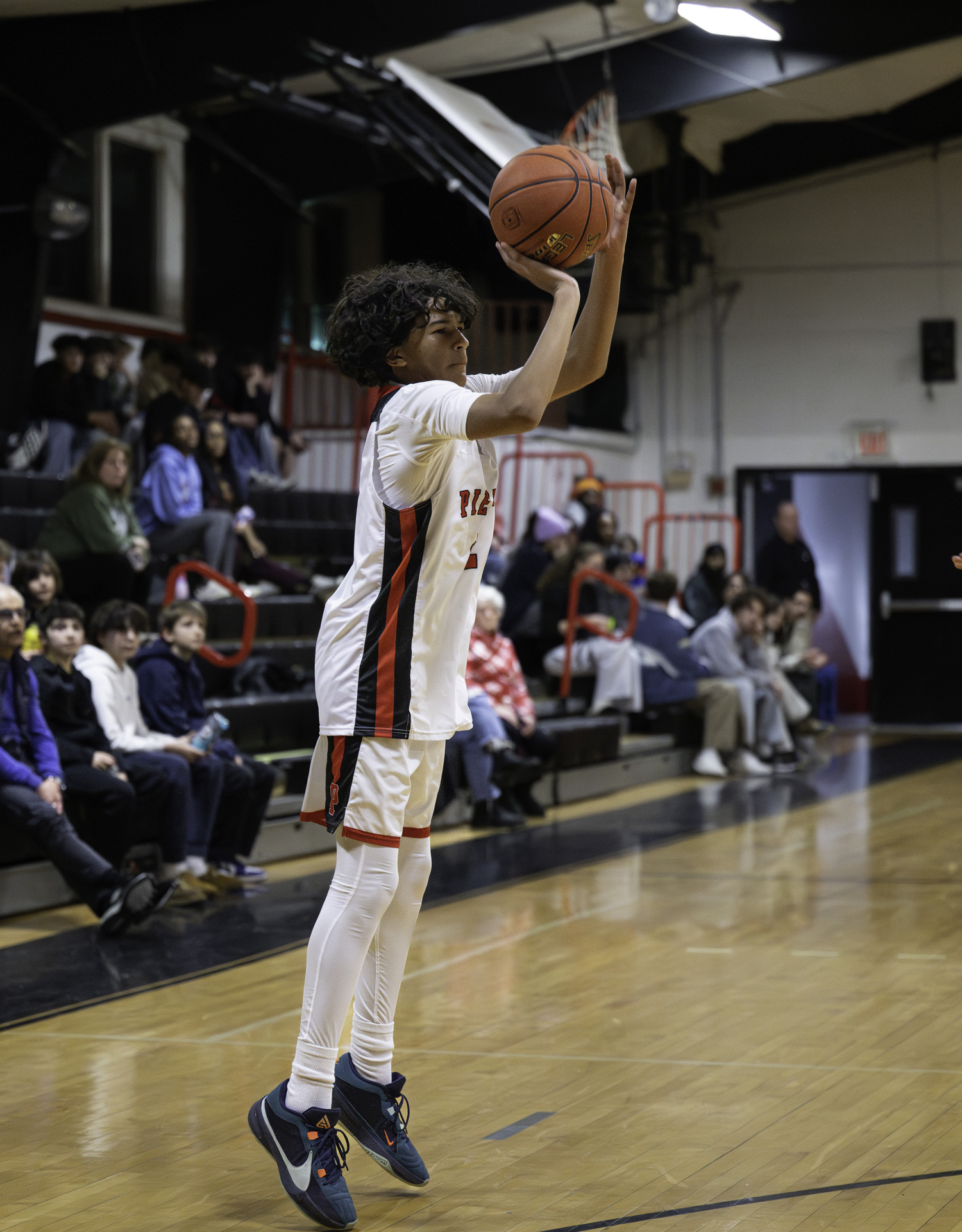 Pierson freshman Orion Aubry scored 12 points in Monday night's loss to Center Moriches.  MARIANNE BARNETT