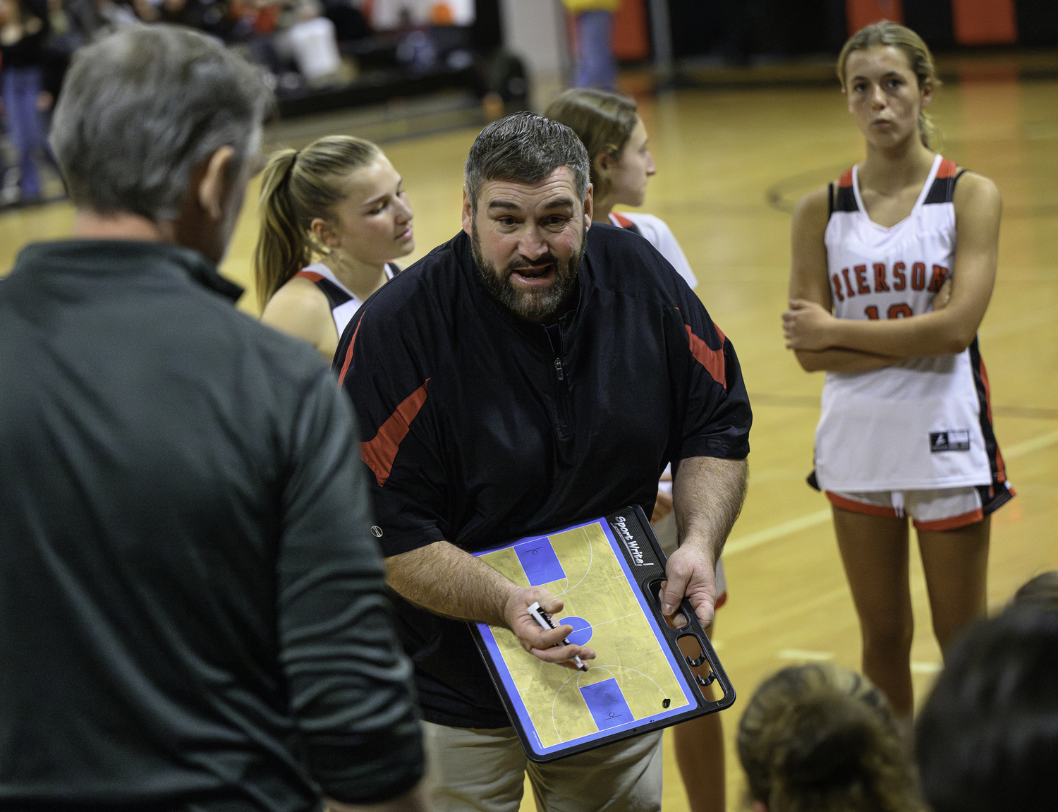 Pierson/Bridgehampton head coach John 