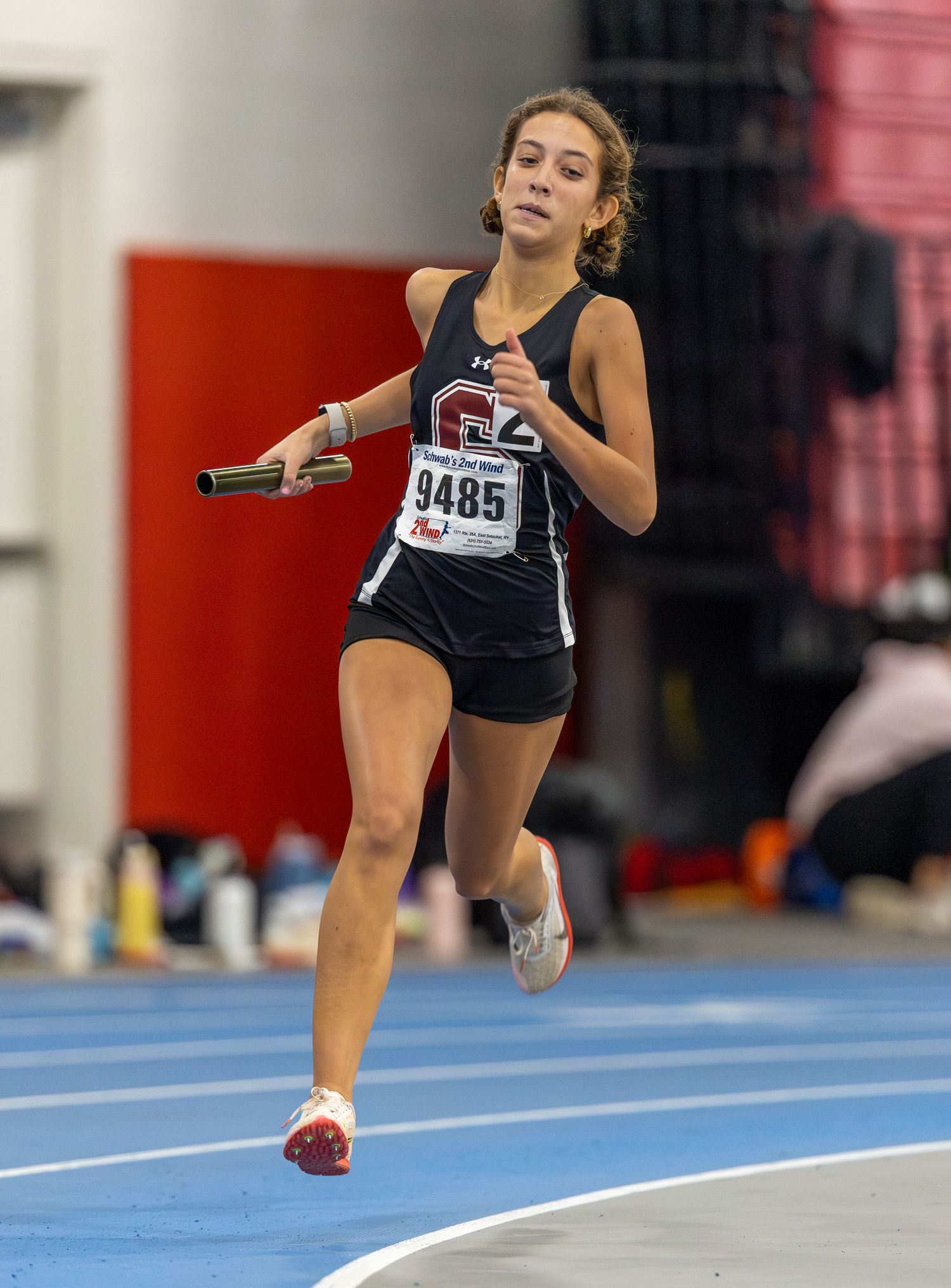 Southampton sophomore Cameron Kieffer running in the 4x400-meter relay.   RON ESPOSITO