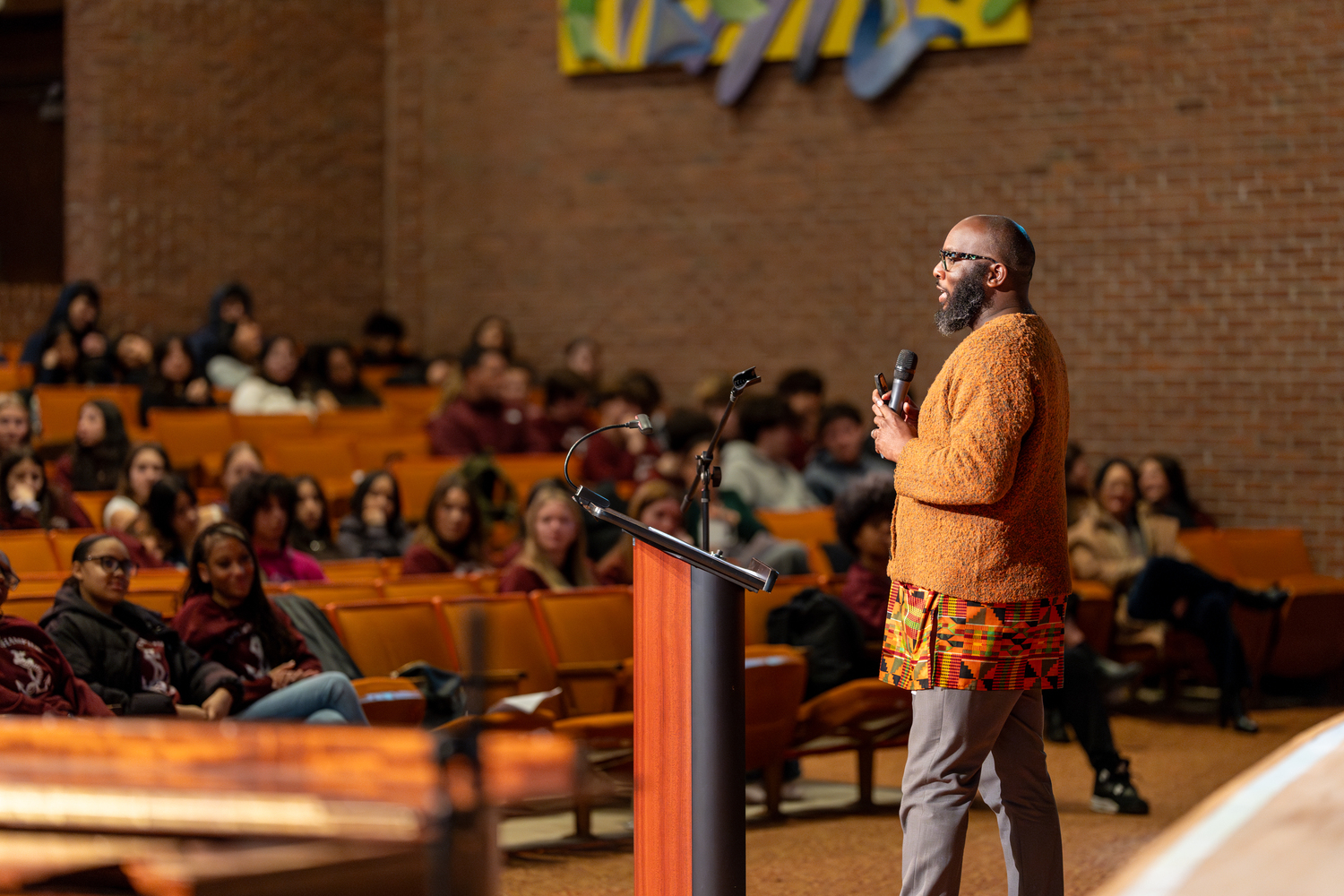 In marking Martin Luther King Jr. Day, the Southampton School District hosted award-winning author Christopher Stewart, who wrote the “Becoming Ari” series. COURTESY SOUTHAMPTON SCHOOL DISTRICT