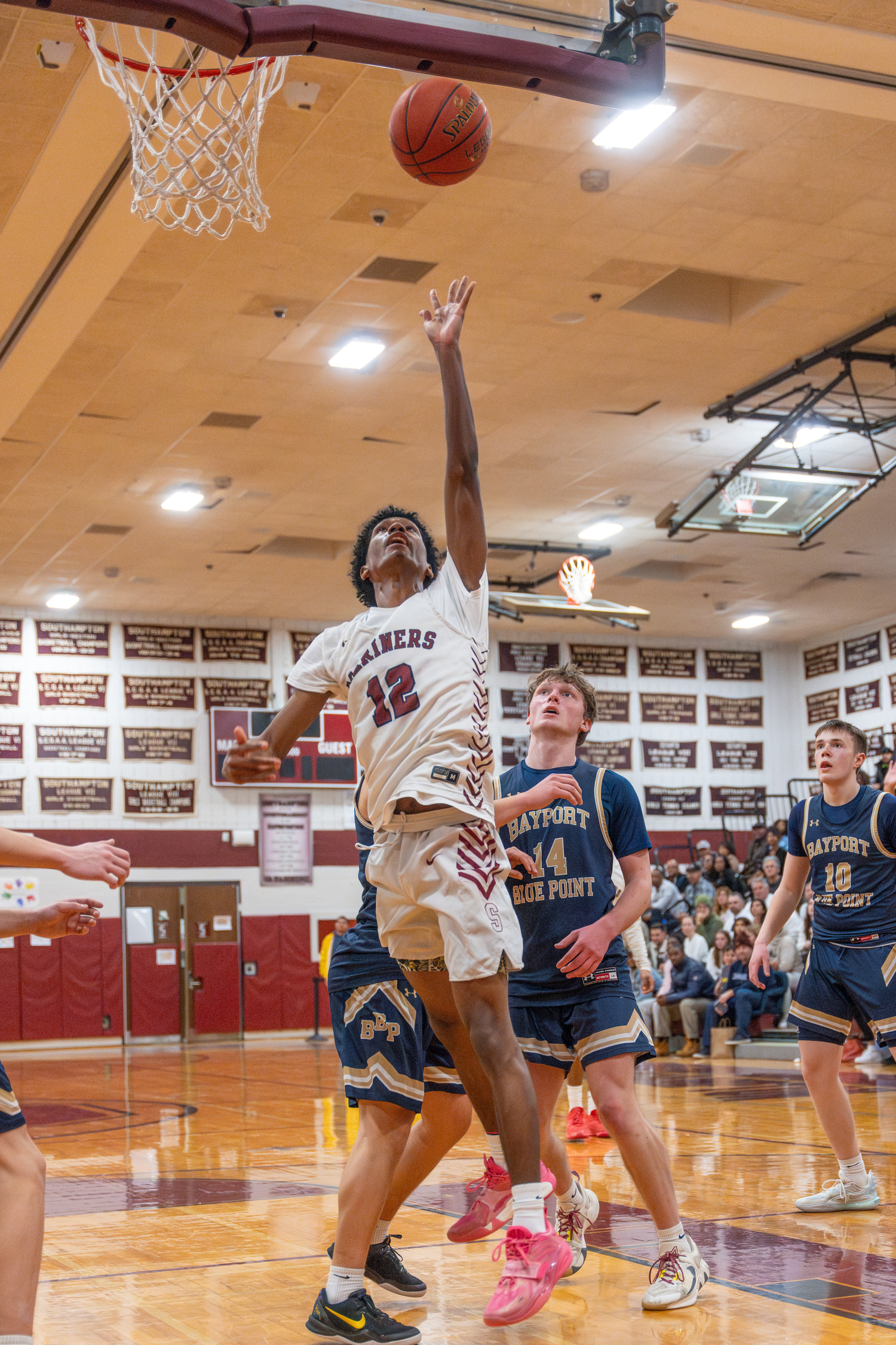 Southampton senior Tyrese Reddick scored 10 points on Monday night.   RON ESPOSITO/SOUTHAMPTON SCHOOL DISTRICT