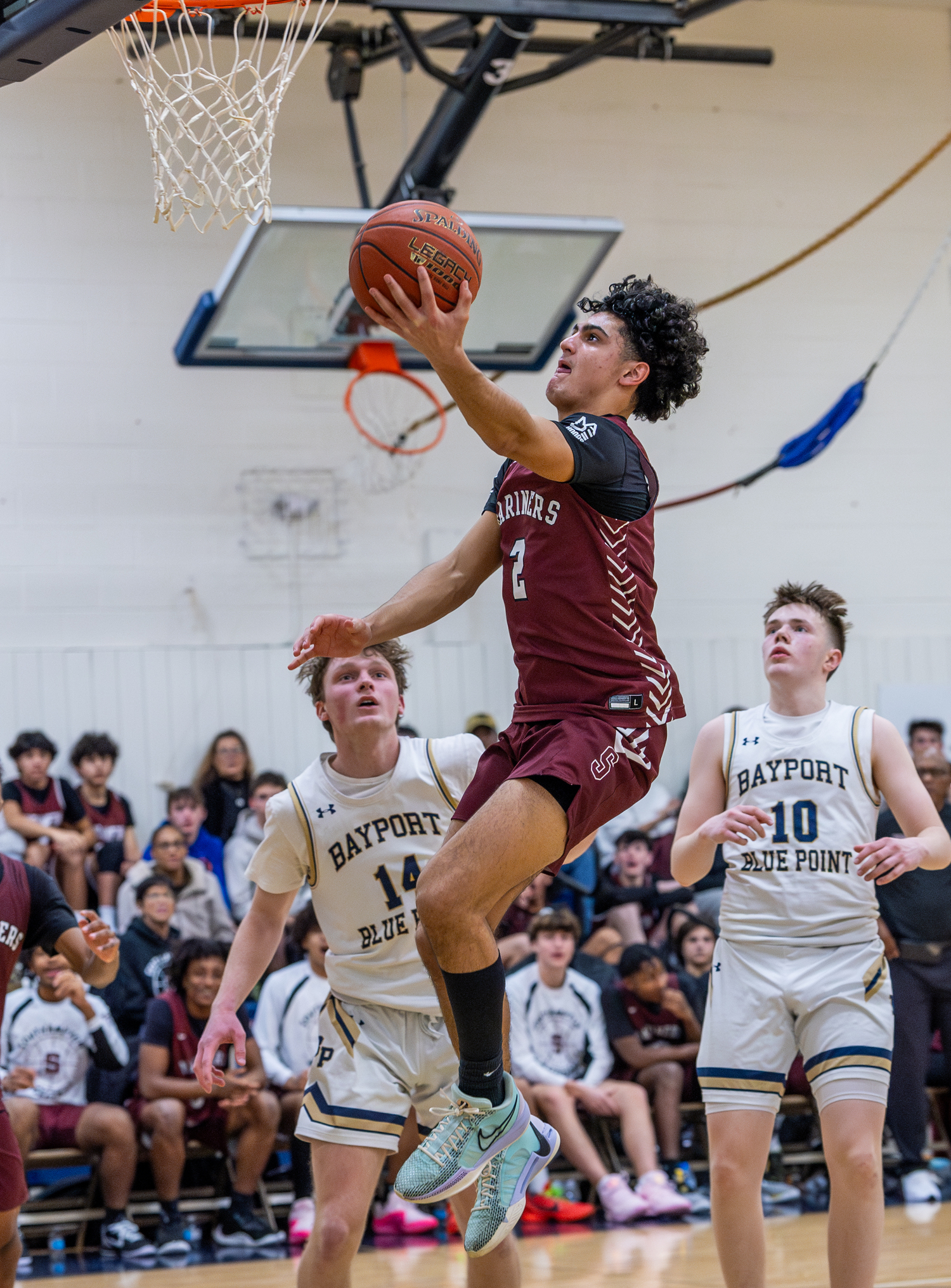 Junior Mariner Alex Franklin scored a game-high 28 points against the Phantoms on Thursday, January 16. He also had 10 rebounds, seven assists and three steals.   RON ESPOSITO