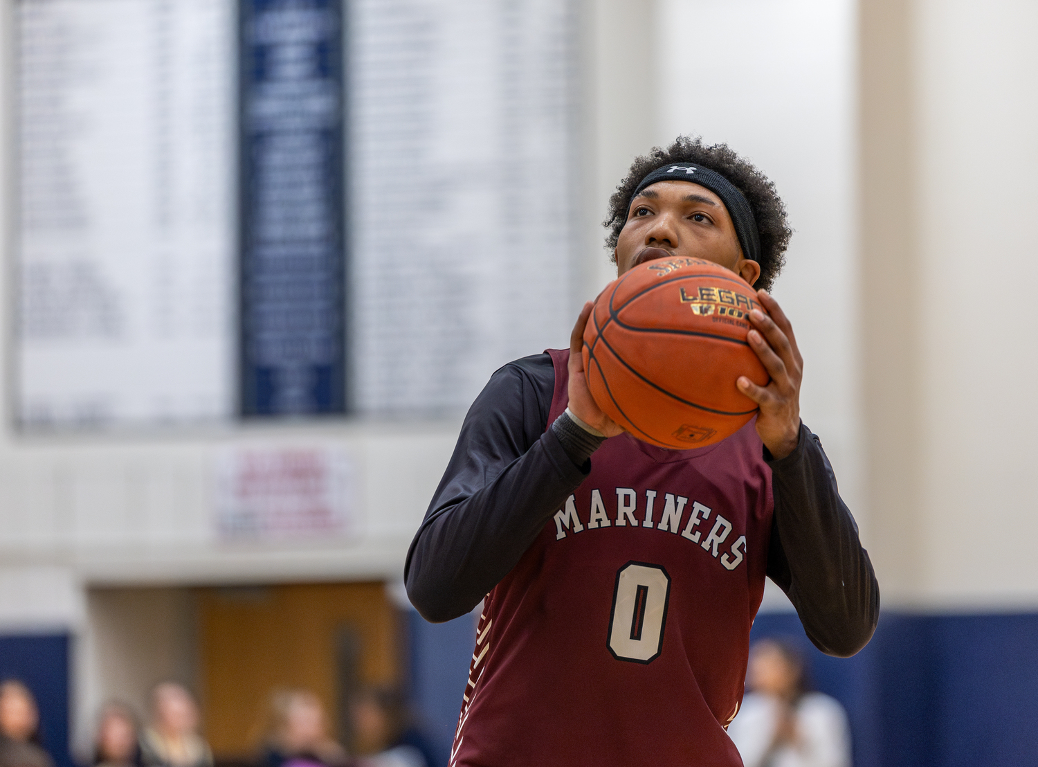 Naevon Williams at the line.   RON ESPOSITO