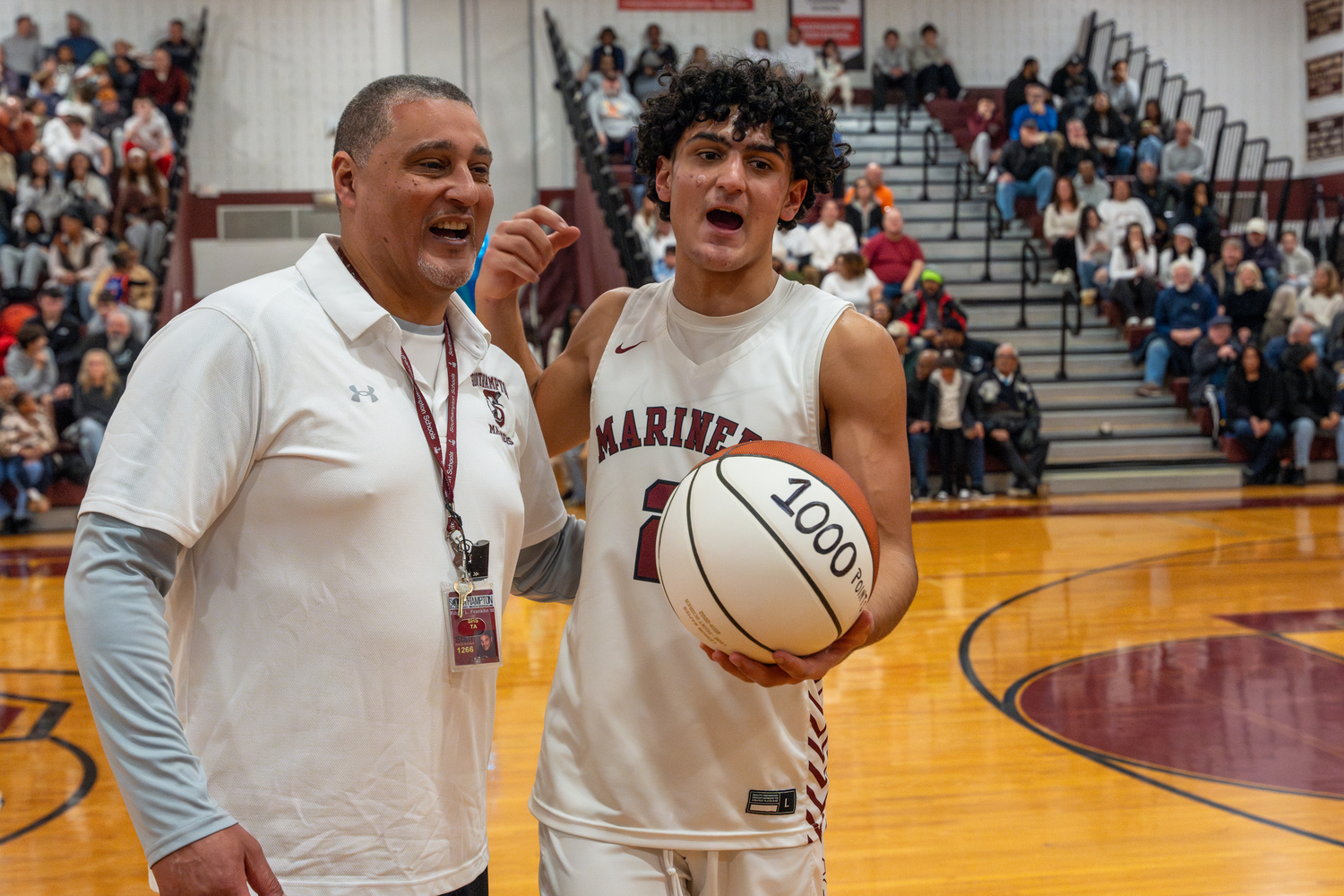 Alex Franklin with his father Edgar 