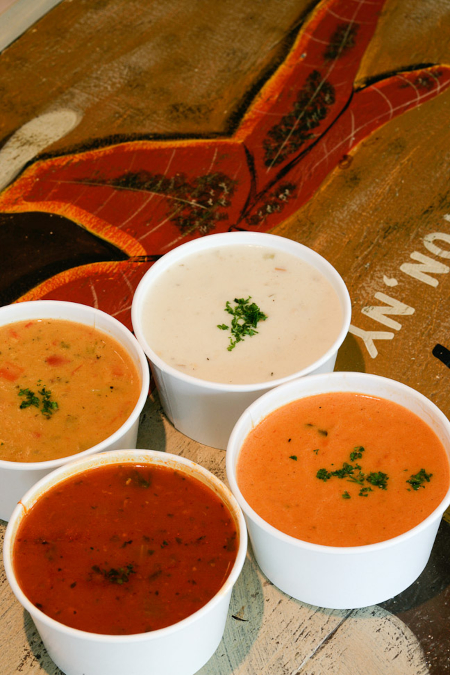 Bostwick's chowders are available as part of the lunch break combo menu. ERIC STRIFFLER