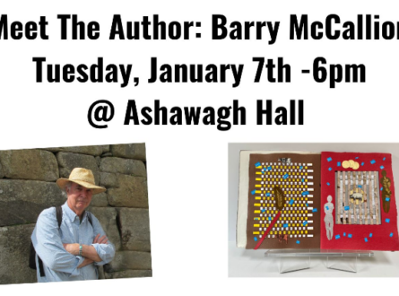 Meet The Author: Barry McCallion at Ashawagh hall