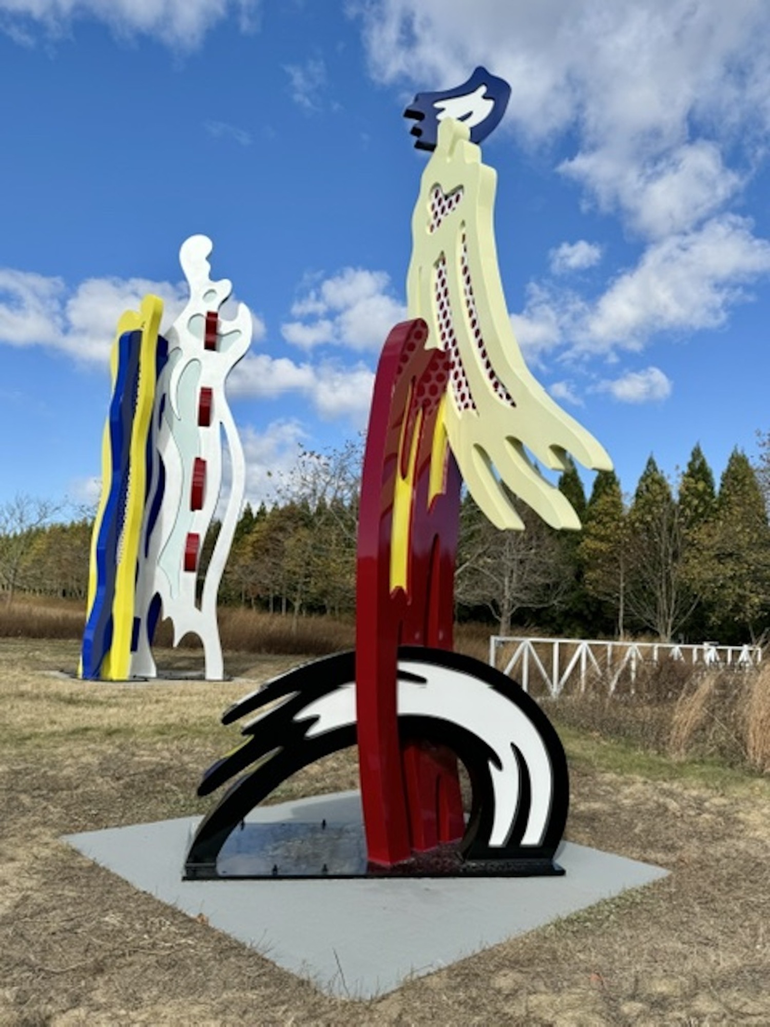 Roy Lichtenstein's 1994 sculptures 