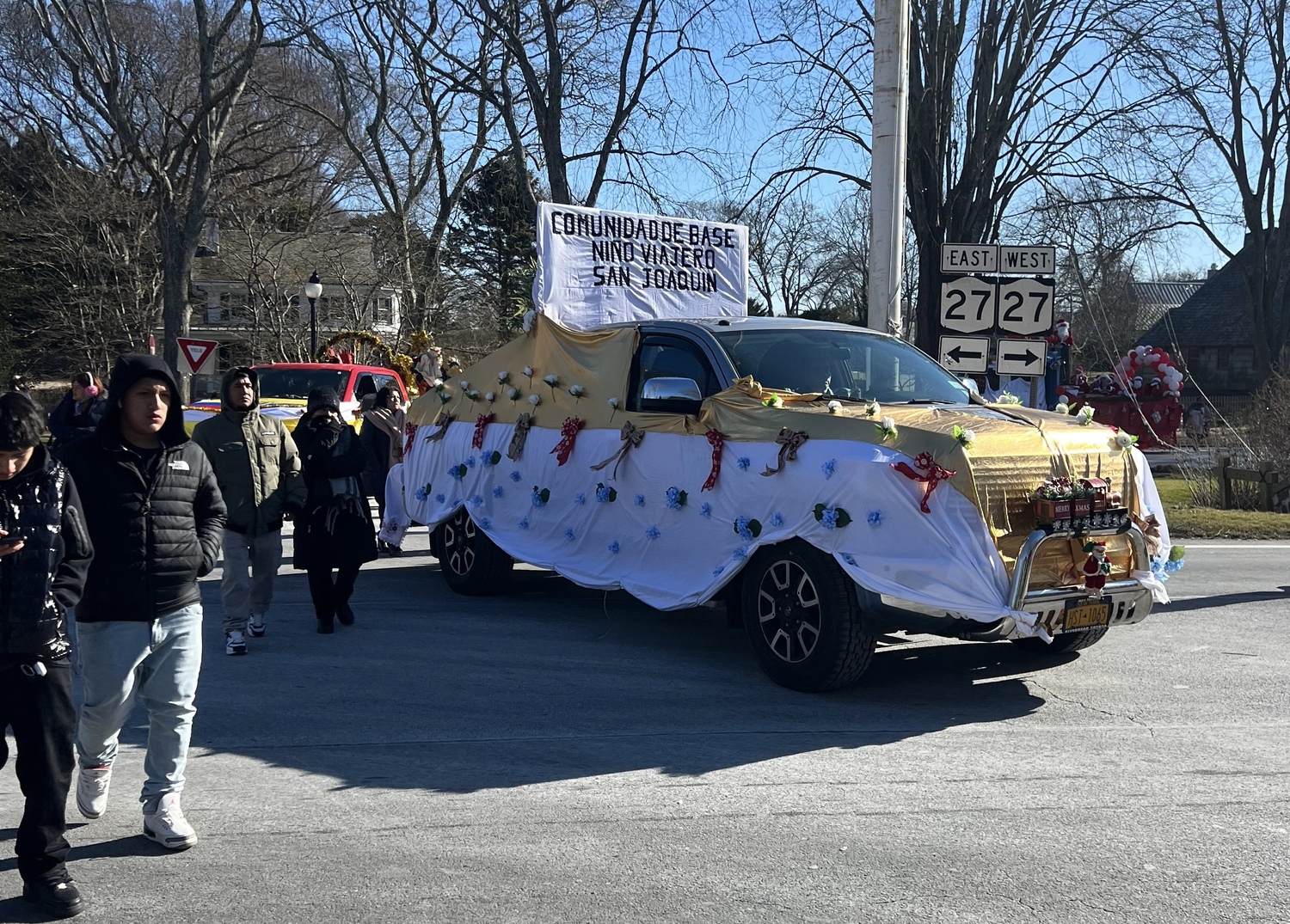 The Communidad Base del Niño Viajero de San Joaquin Parade was held in East Hampton on Sunday. SUSAN MENU