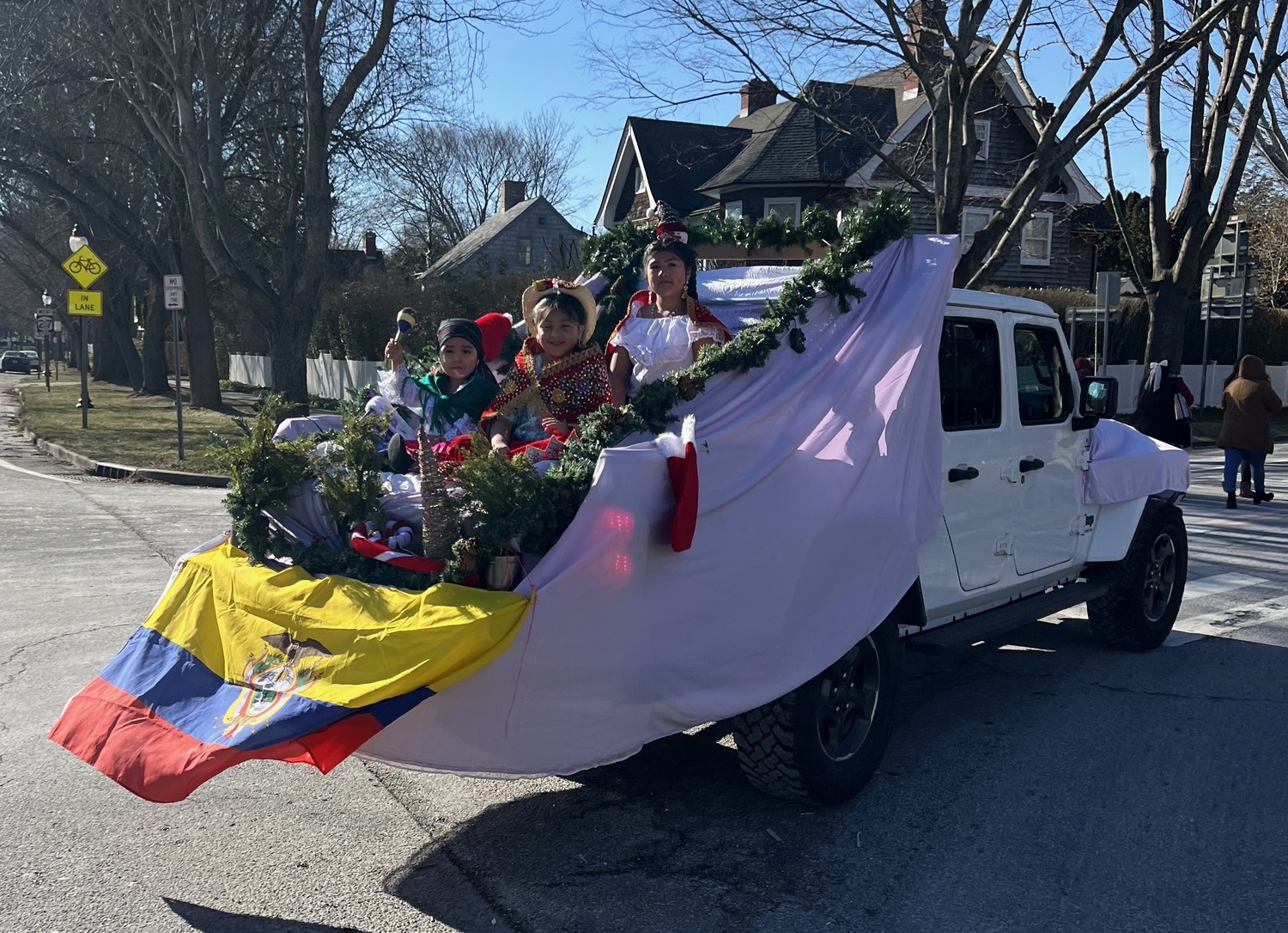 The Communidad Base del Niño Viajero de San Joaquin Parade was held in East Hampton on Sunday. SUSAN MENU