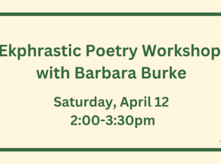 Ekphrastic Poetry Workshop