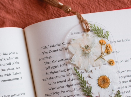 DIY with Donna - Pressed Flower Bookmarks