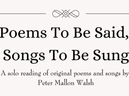 Poems to be Said, Songs to be Sung