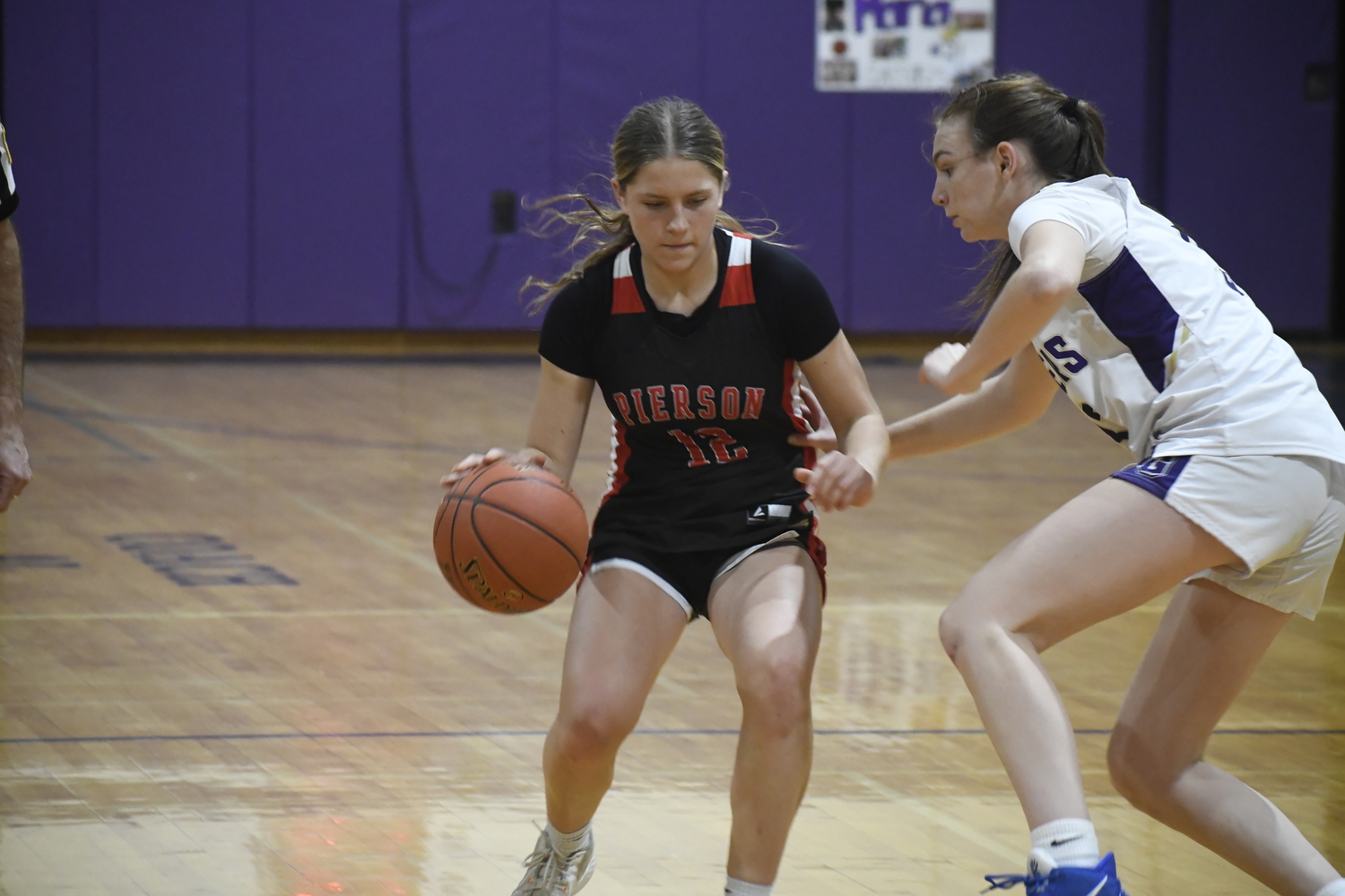 Lola Eldridge brings the ball into the Whalers' offensive zone.  DREW BUDD