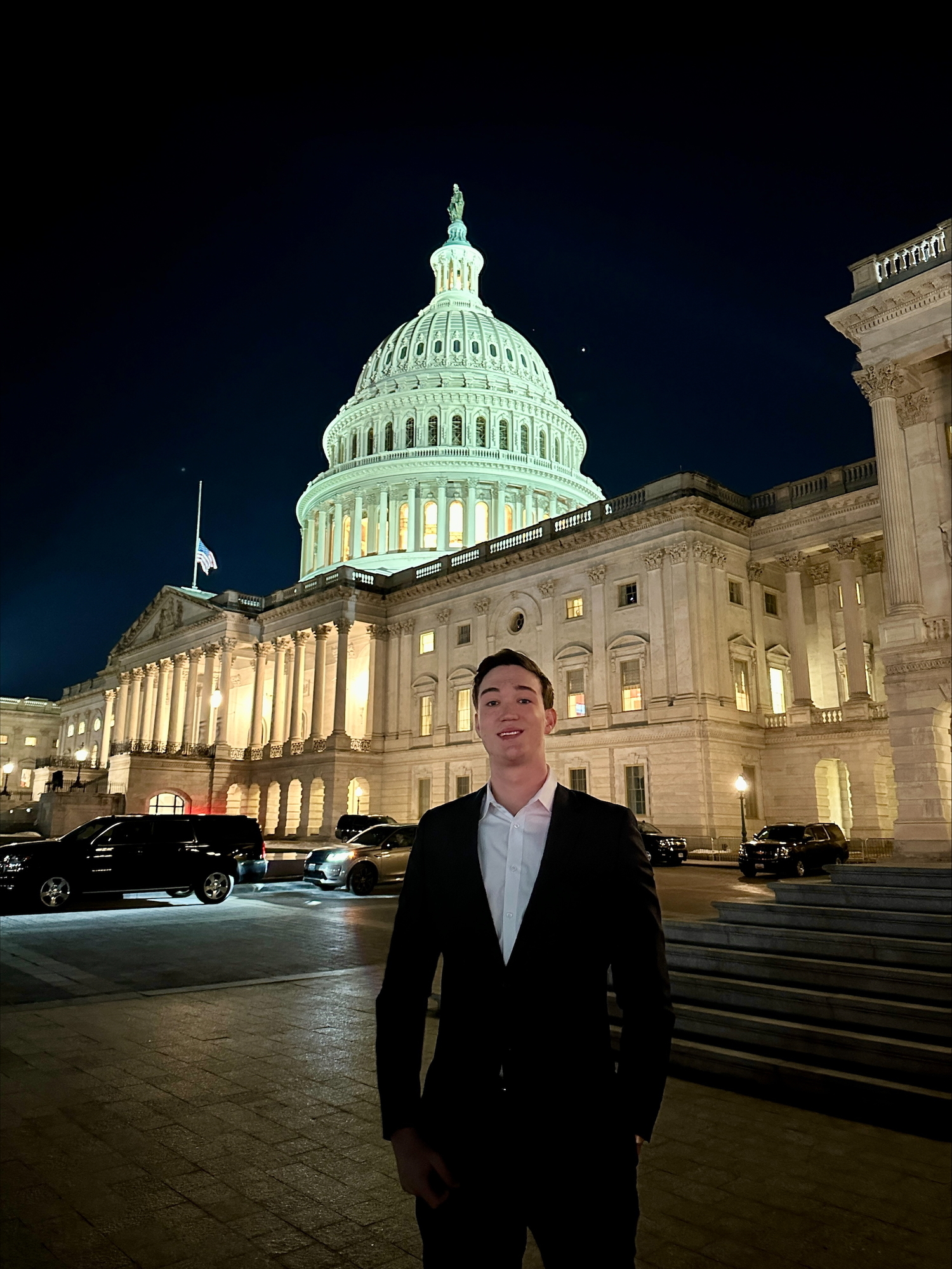 SUNY Oneonta junior Brandon Cirincione, a political science and economics dual major from East Quogue is interning this semester in Washington, D.C., with U.S. Representative Nick LaLota. COURTESY SUNY ONEONTA