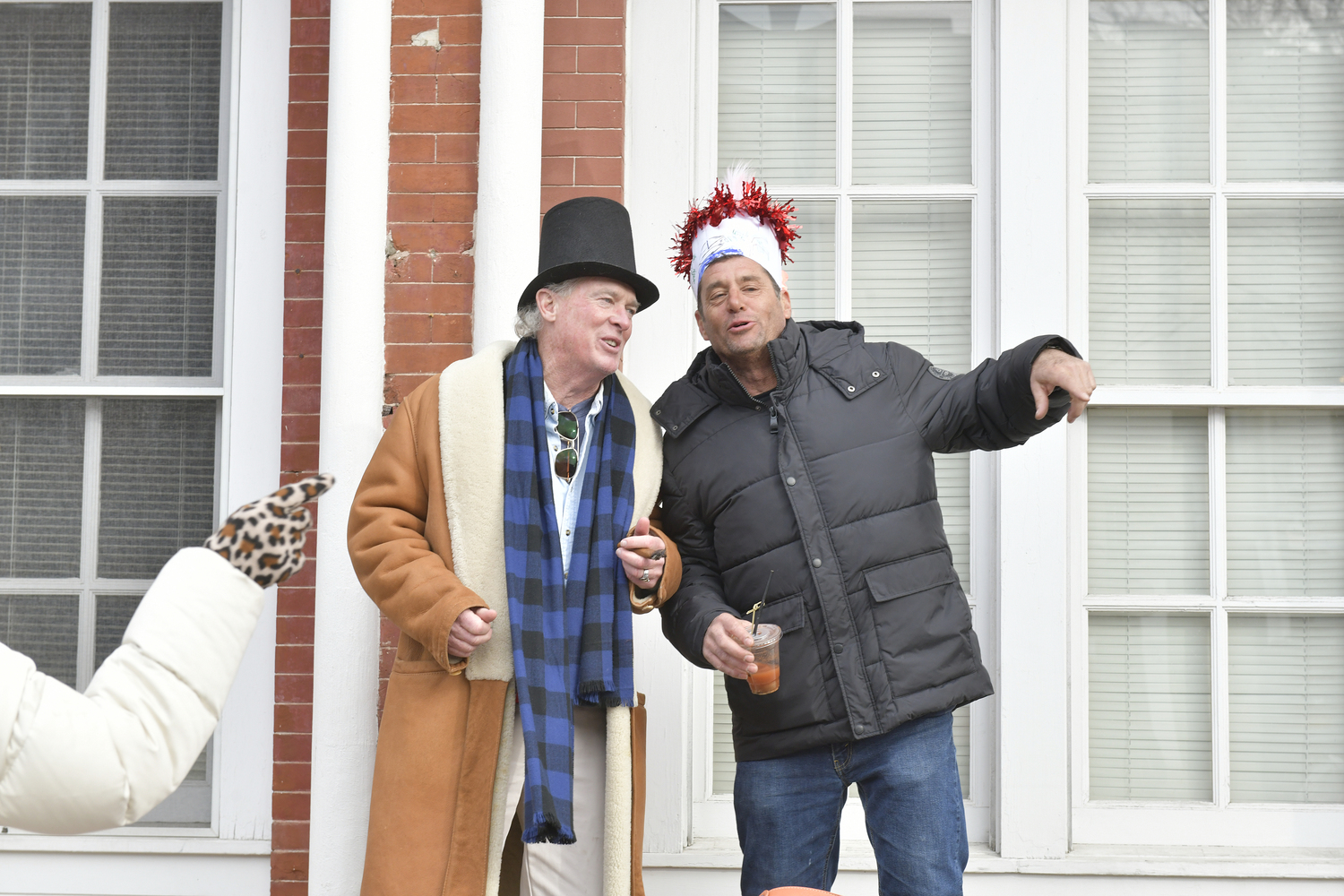 Members of the Sag Harbor Hysterical Society took a music and dance break from the Culinary Stroll on Saturday afternoon.  DANA SHAW