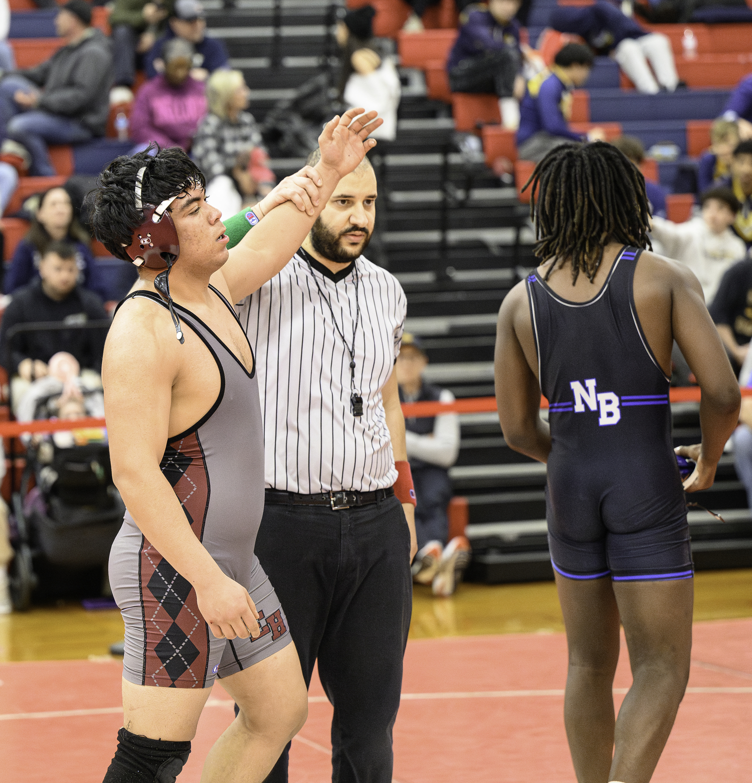 Juan Espinoza defeated North Babylon's Ryan Presume, 8-1, in the semifinals.  MARIANNE BARNETT