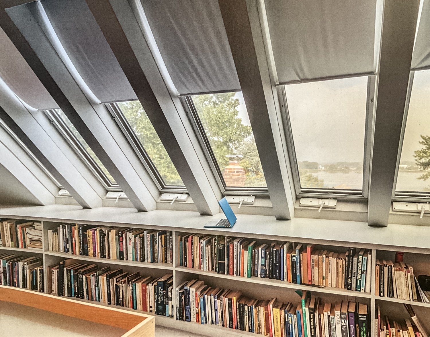 E.L. Doctorow’s third-floor study in his John Street, Sag Harbor house. He wrote his novel 