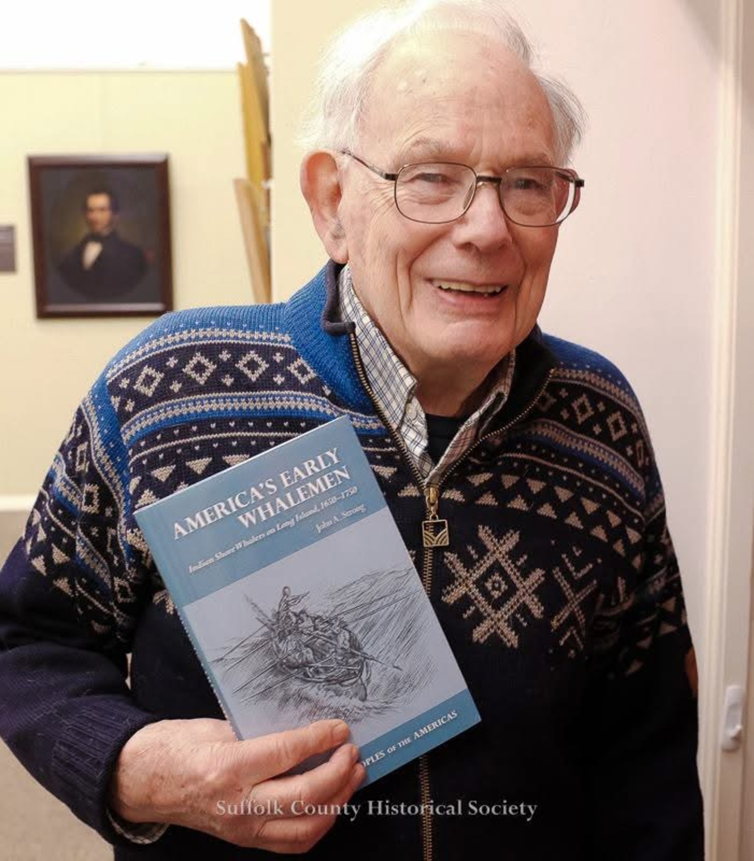 John Strong penned a number of books about the history of indigenous communities on Long Island. COURTESY SUFFOLK COUNTY HISTORICAL SOCIETY