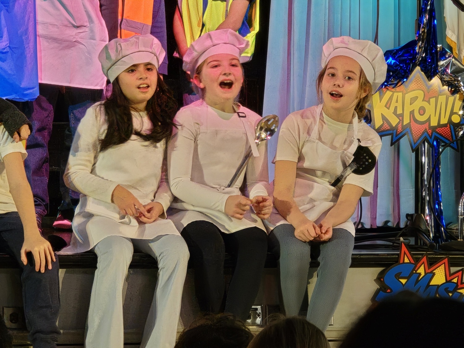 Fourth-graders at Our Lady of the Hamptons School presented a program called 