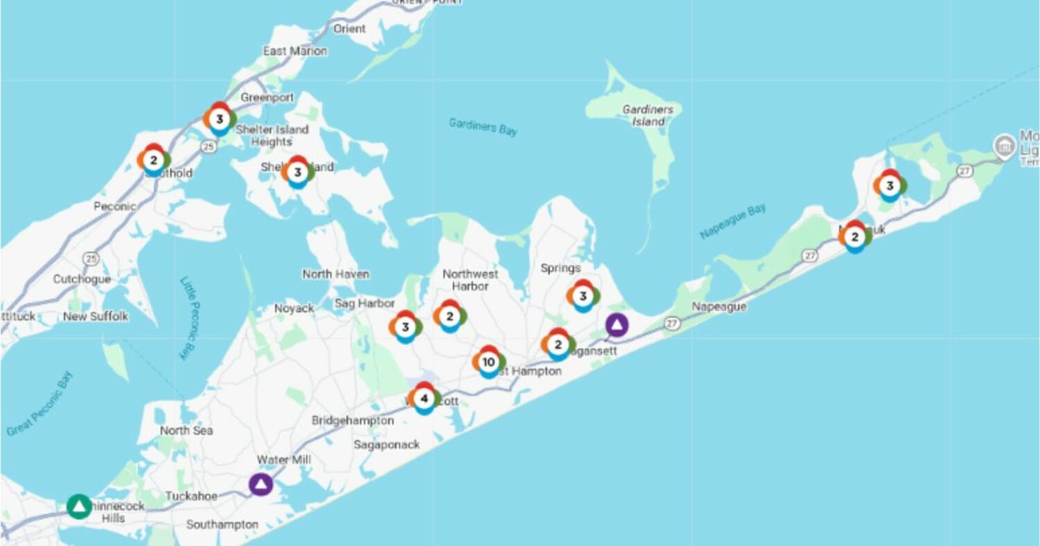 PSEG Outage Map as of 11:14 a.m.