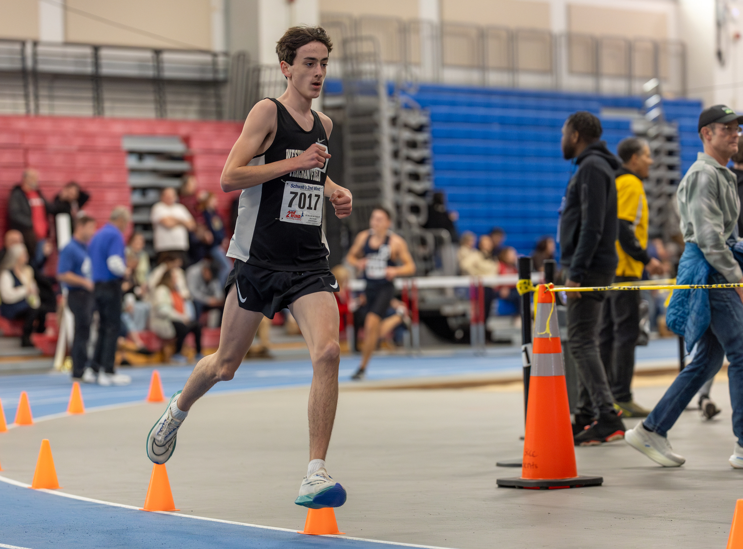 Westhampton Beach junior John Reilly placed third in the 3,200-meter race on Saturday.  RON ESPOSITO