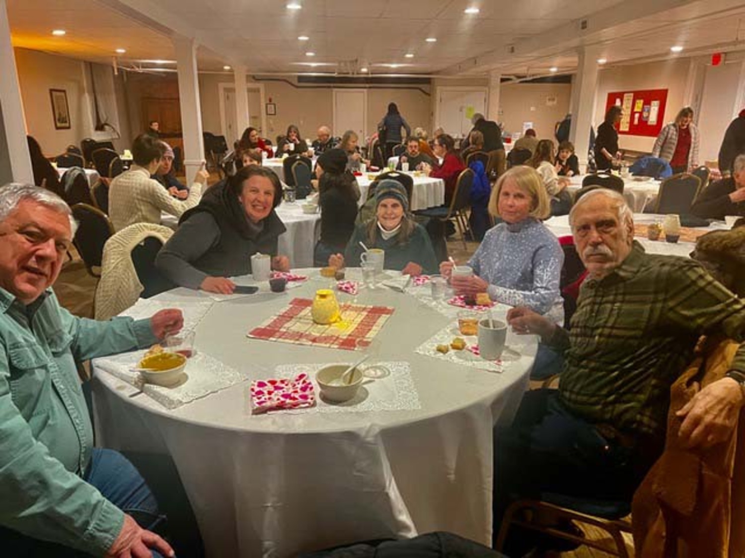 The Sag Harbor First Presbyterian (Old Whalers' Church) hosted it's Soup Supper on February 8 during HarborFrost.  NANCY REMKUS