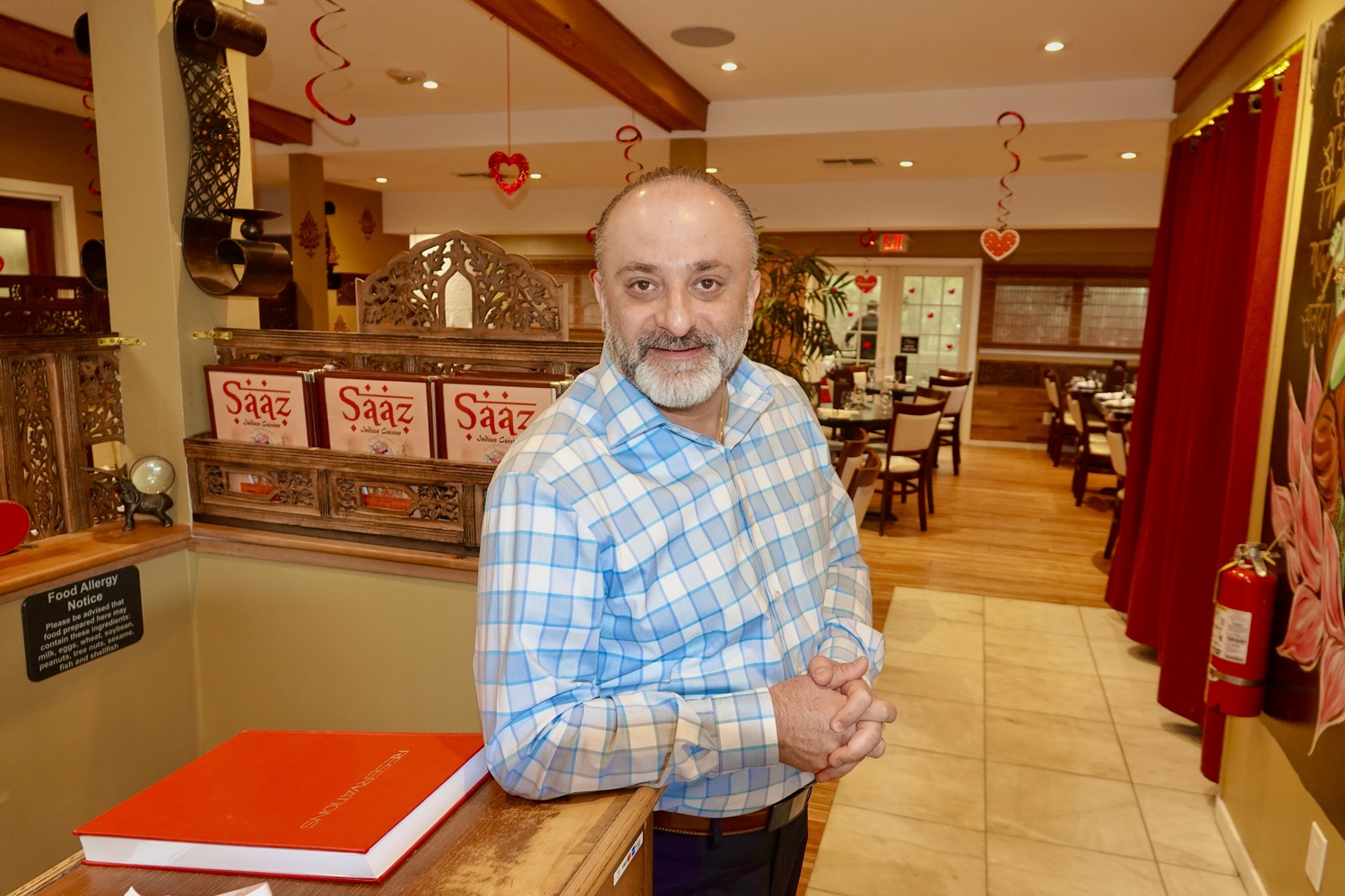 Sameer Mohan of Saaz Indian Cuisine in Southampton. MICHAEL WRIGHT