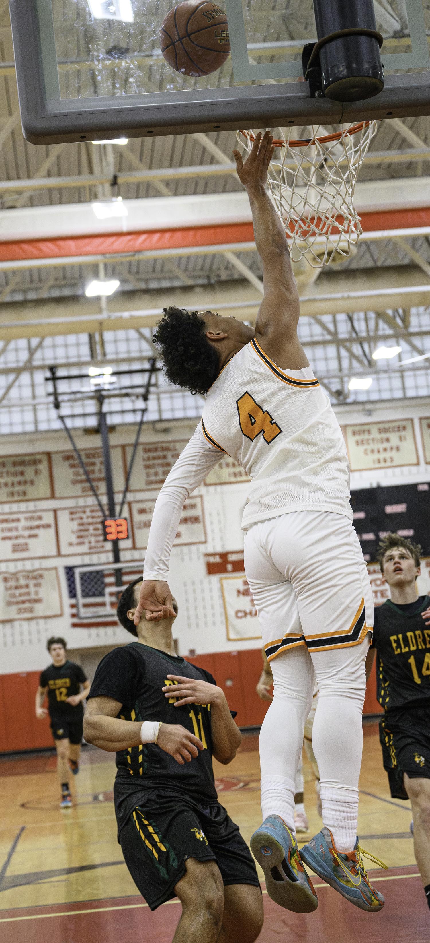 Alex Davis scored 16 points in Saturday's Regional Final victory at Center Moriches High School.  MARIANNE BARNETT