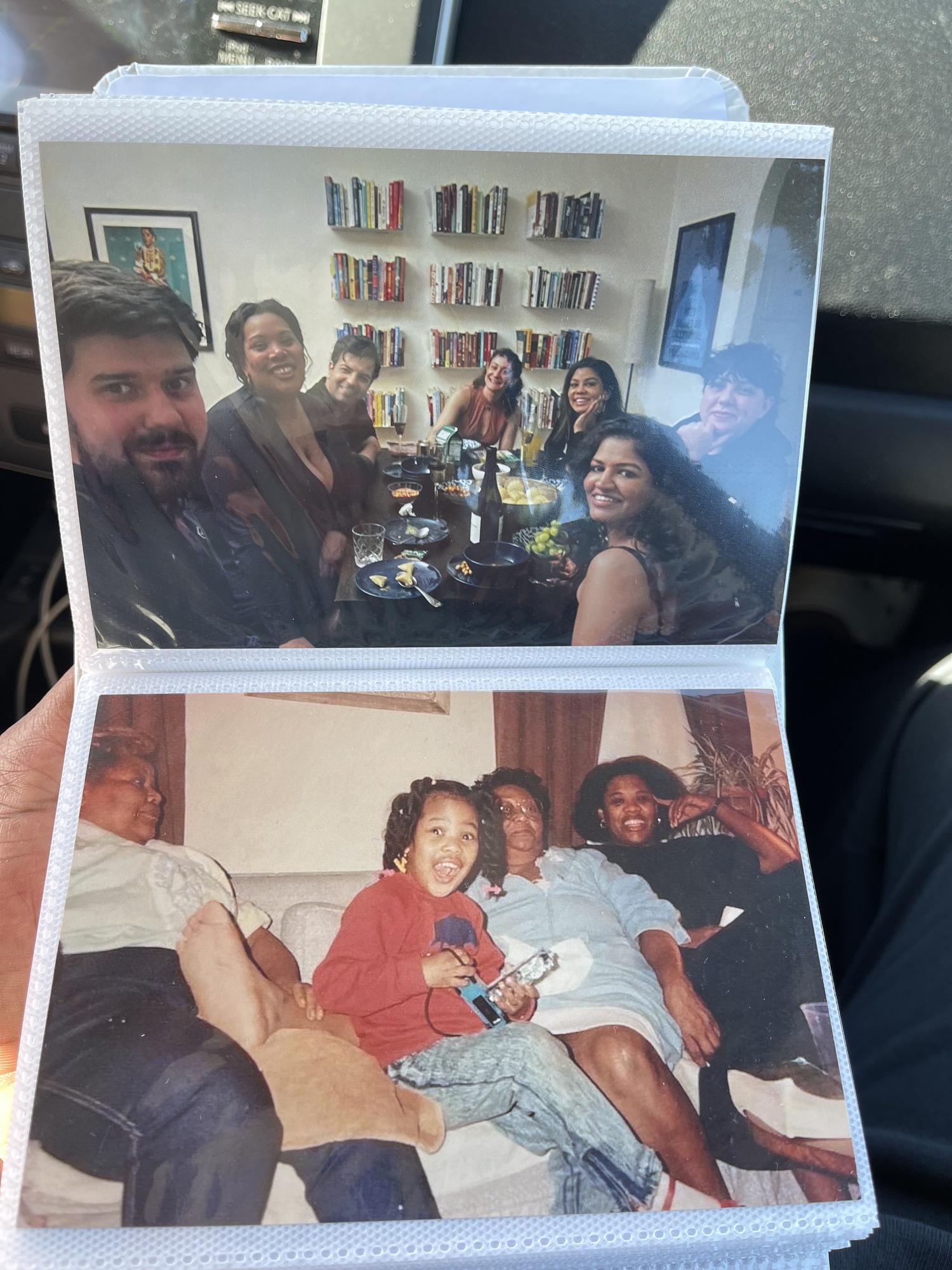 Andrina Smith's family and friends compiled a book of photos and notes for her to bring to Los Angeles. ANDRINA SMITH