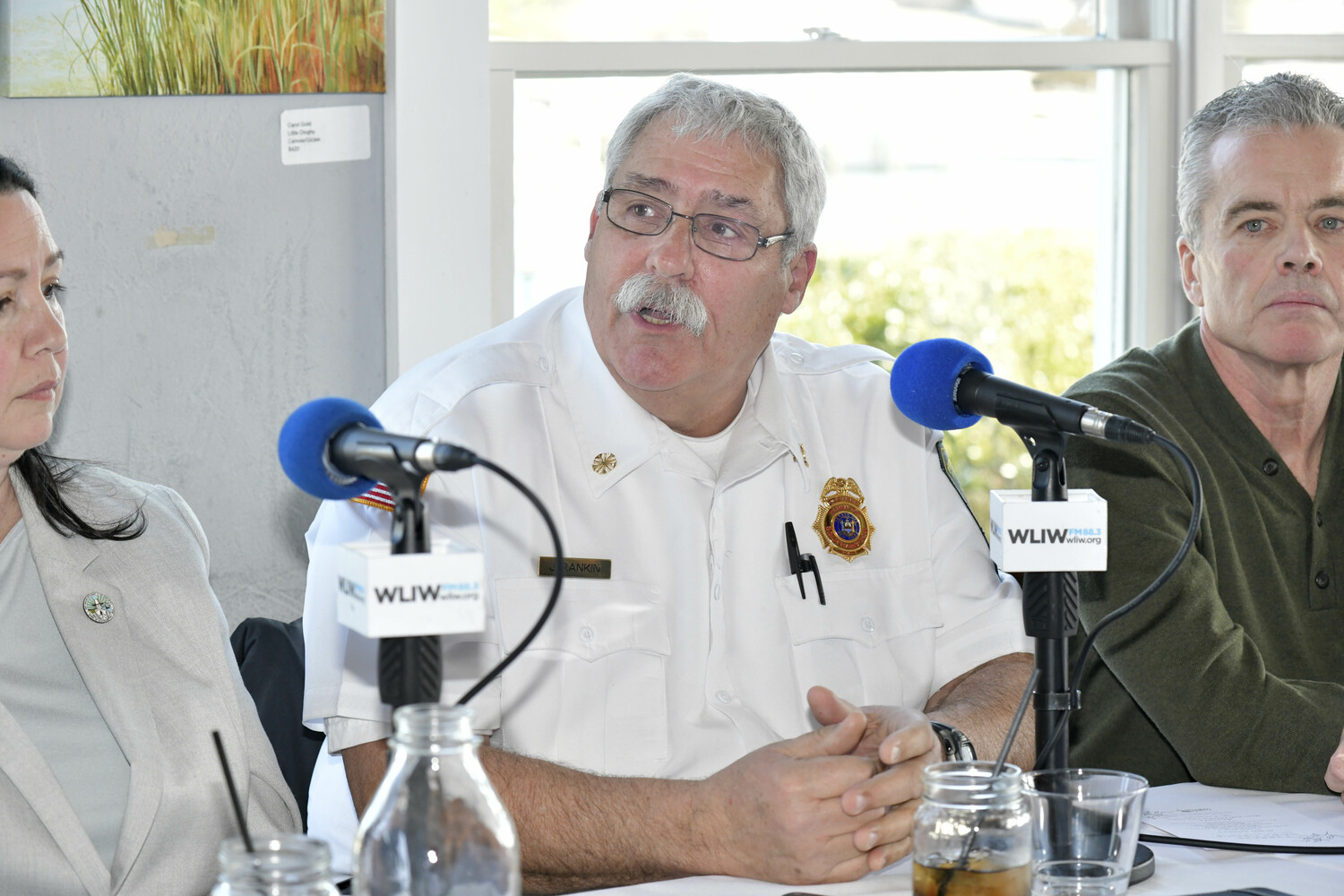 Panelist, John Rankin, chief fire marshal of Southampton Town.  DANA SHAW