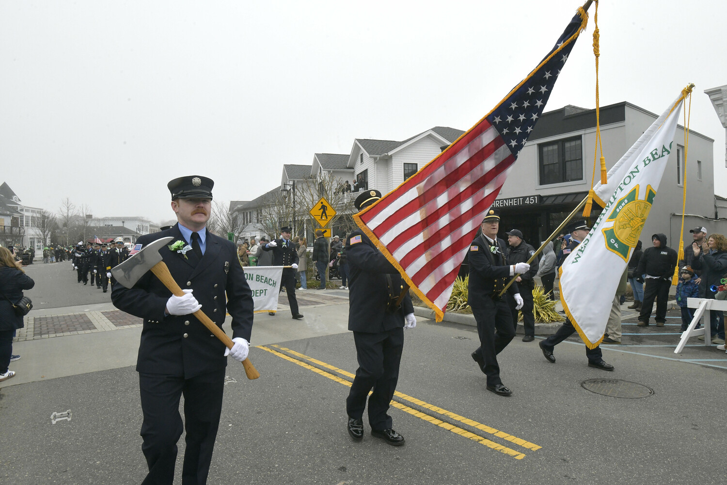 The Westhampton Beach Fire Department.  DANA SHAW