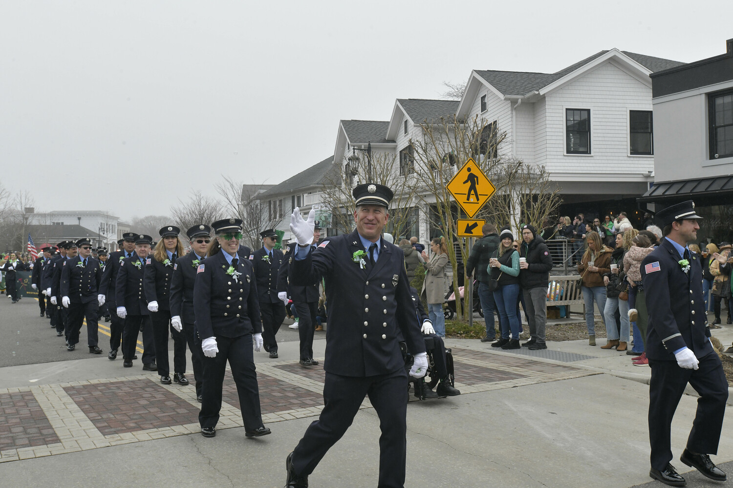 The Westhampton Beach Fire Department.  DANA SHAW