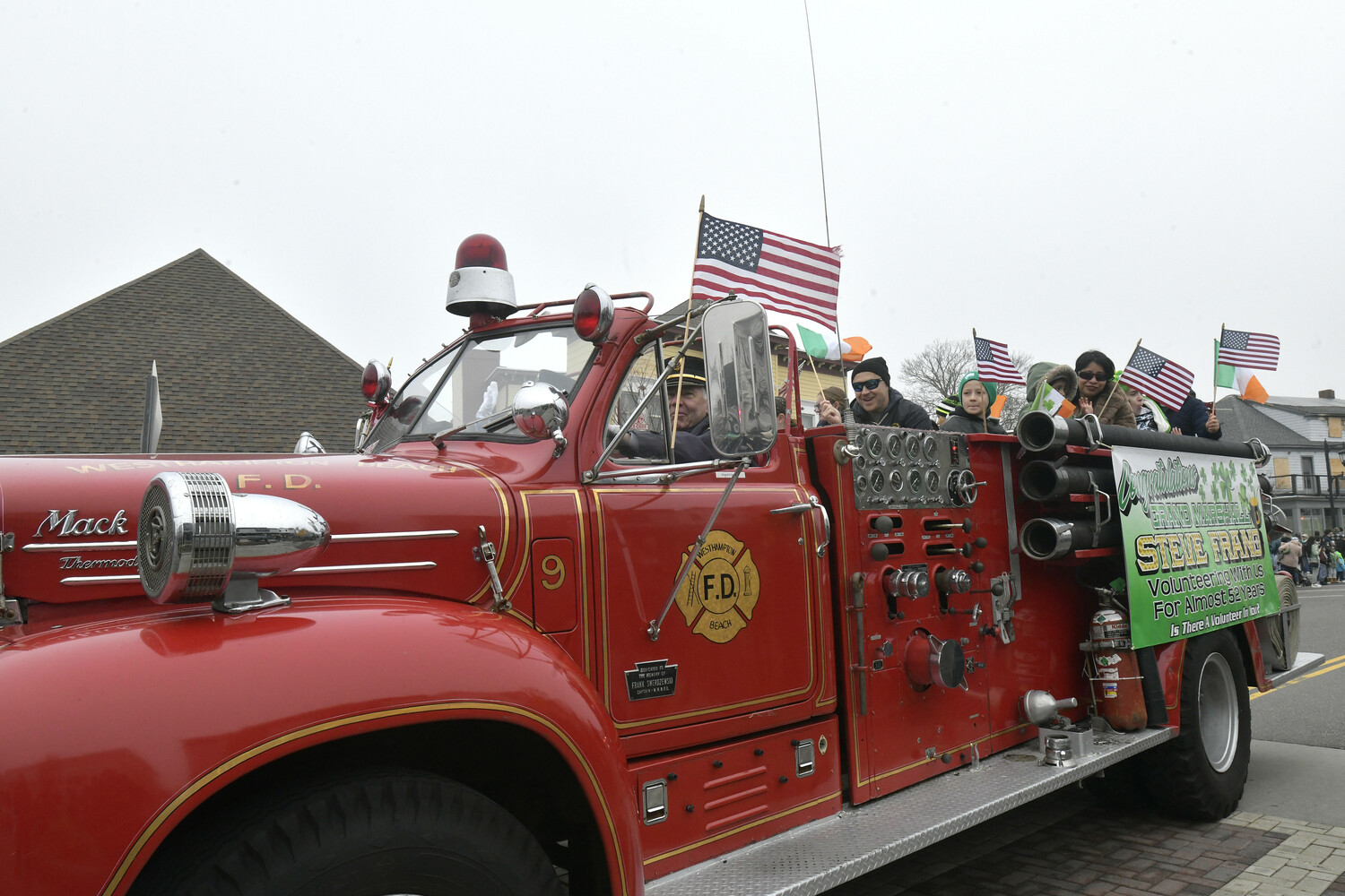 The Westhampton Beach Fire Department.  DANA SHAW