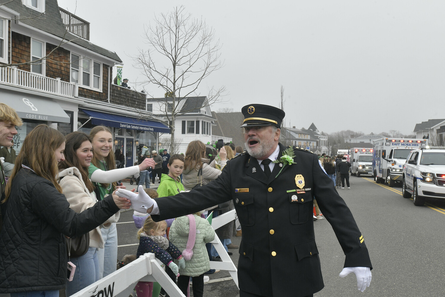 John Lamprecht of the East Moriches Community Ambulance.  DANA SHAW