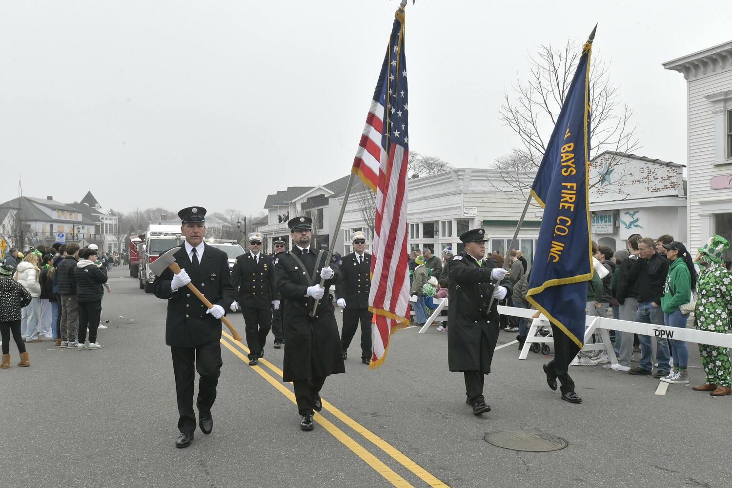 The Hampton Bays Fire Department.