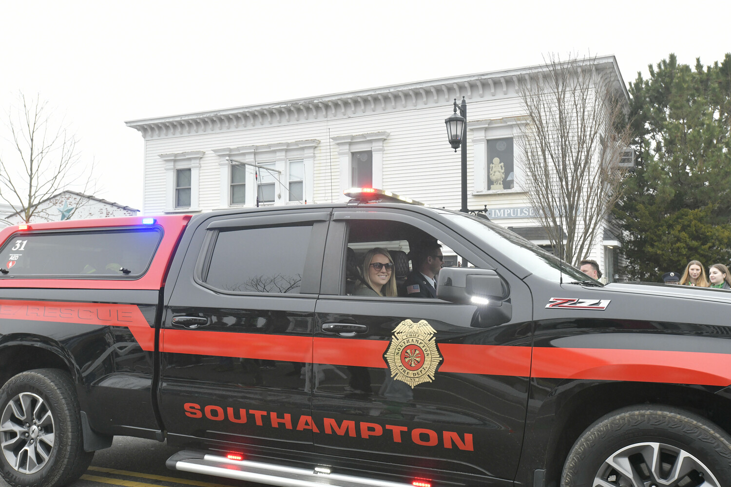 The Southampton Fire Department.  DANA SHAW