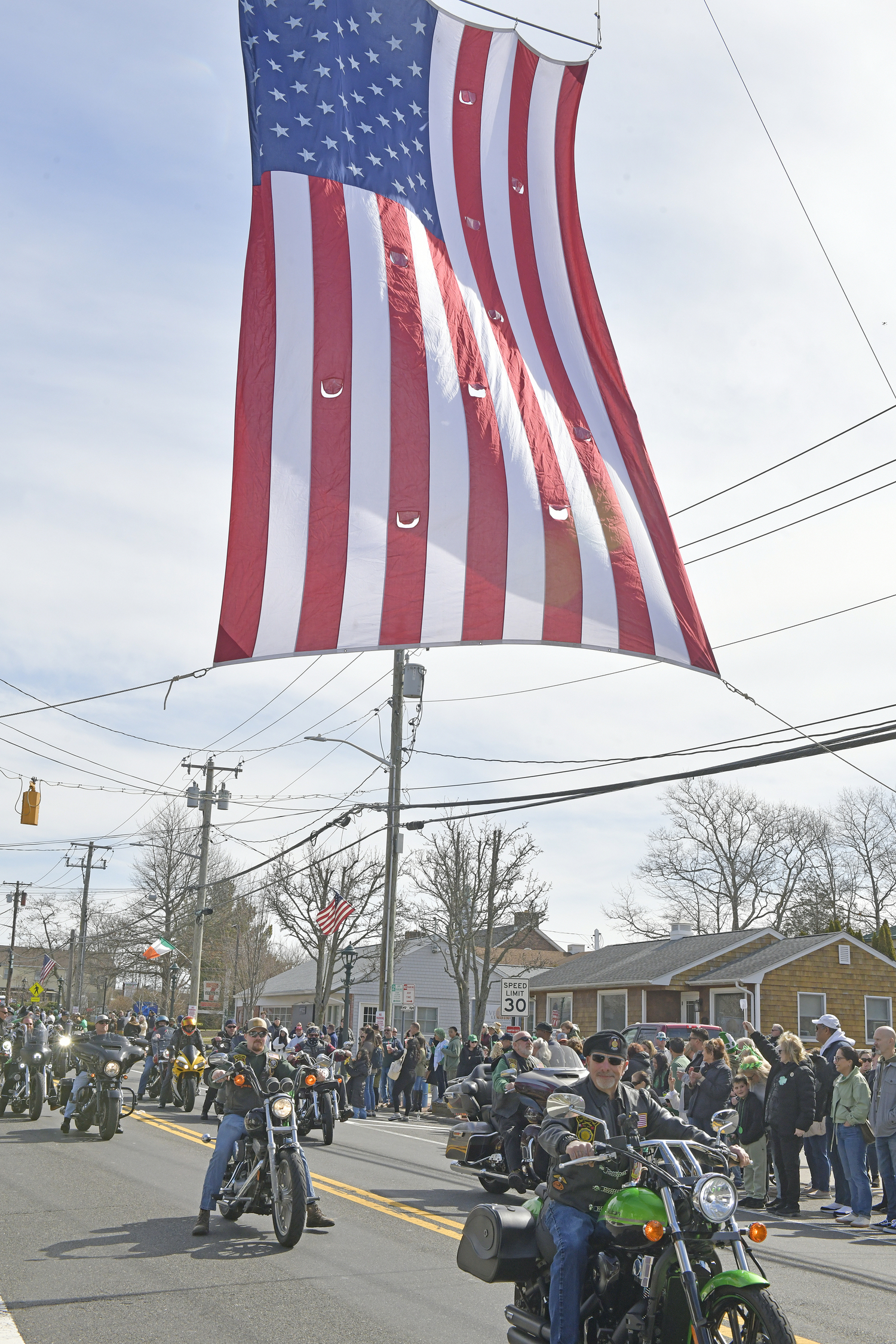 The Hampton Bays St. Patrick's Day Parade on Saturday.