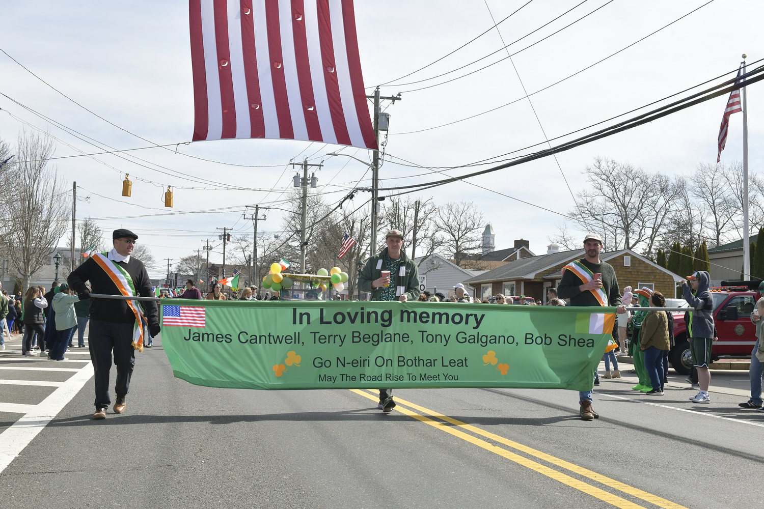 The Hampton Bays St. Patrick's Day Parade on Saturday.