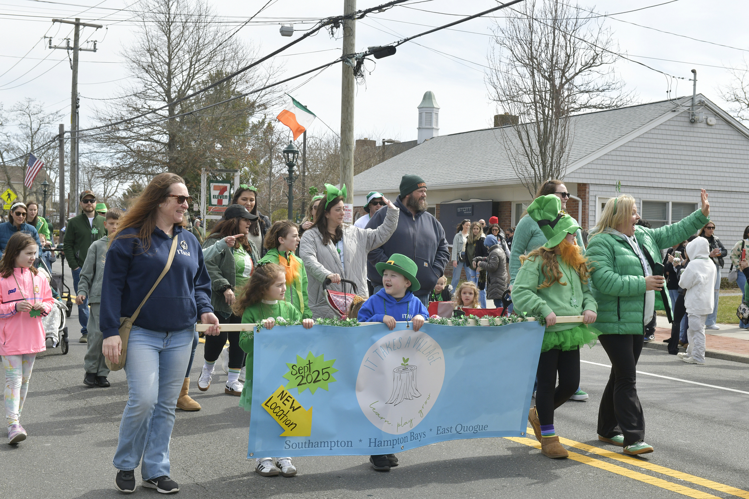 The Hampton Bays St. Patrick's Day Parade on Saturday.