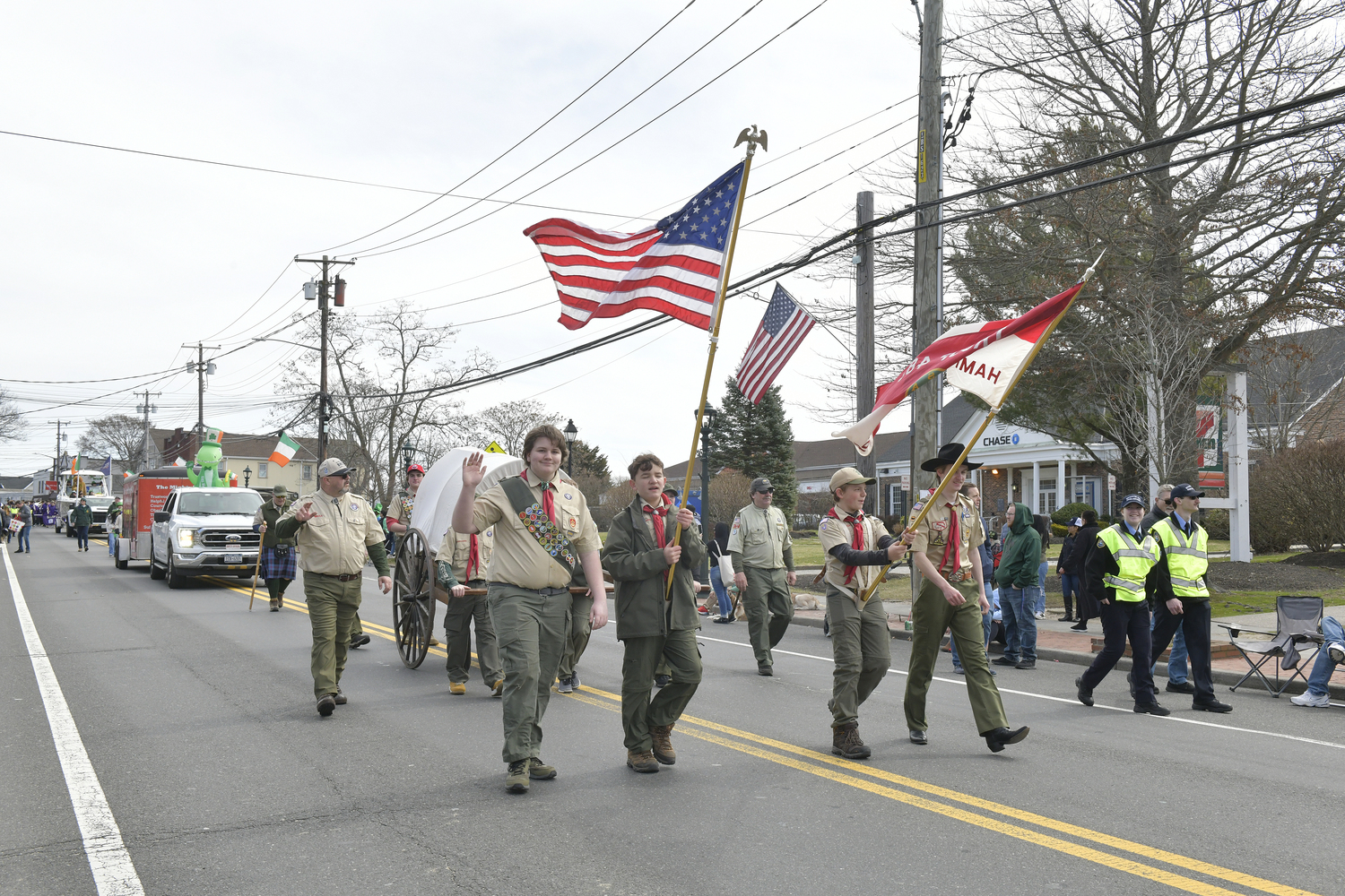 The Hampton Bays Scouts.