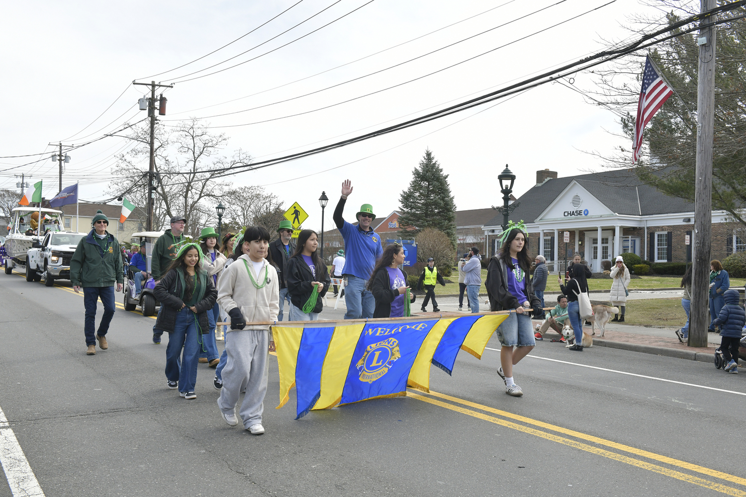 The Hampton Bays St. Patrick's Day Parade on Saturday.