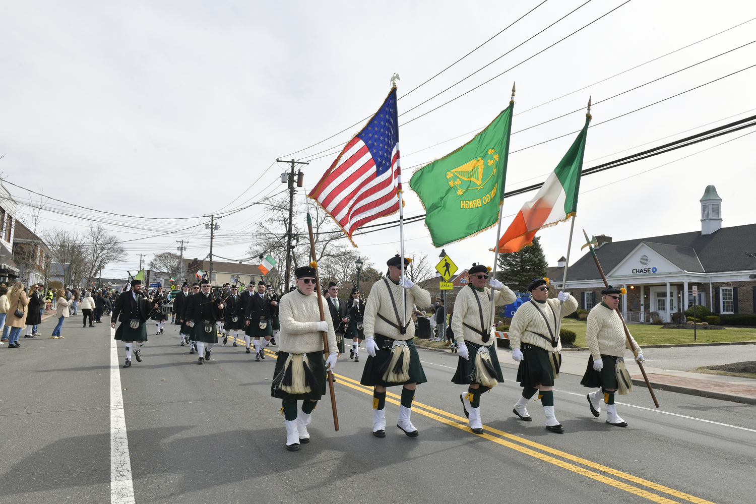 The Hampton Bays St. Patrick's Day Parade on Saturday.