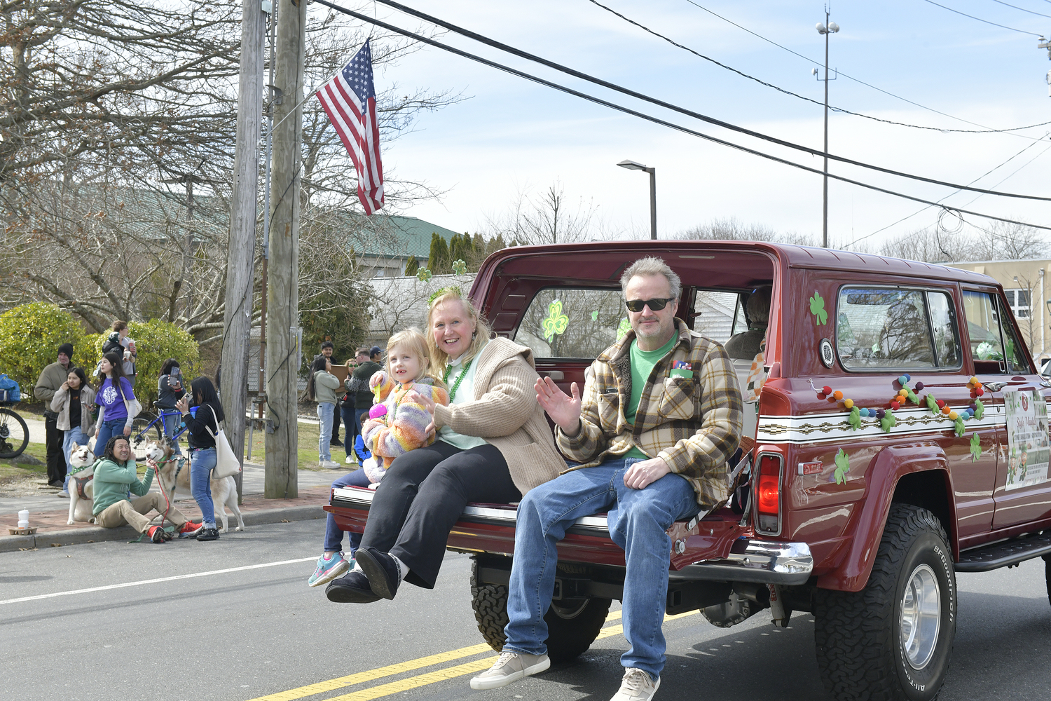 The Hampton Bays St. Patrick's Day Parade on Saturday.