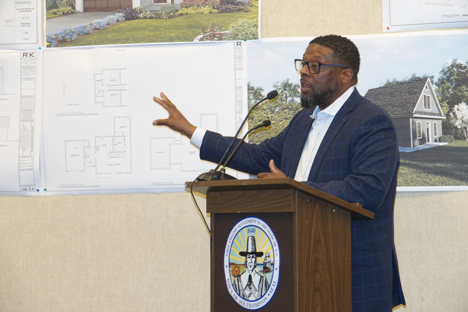 Southampton Housing Authority Director Curtis Highsmith said that public attitudes about subsidized housing developments have changed significantly over the last 10 years. MICHAEL WRIGHT